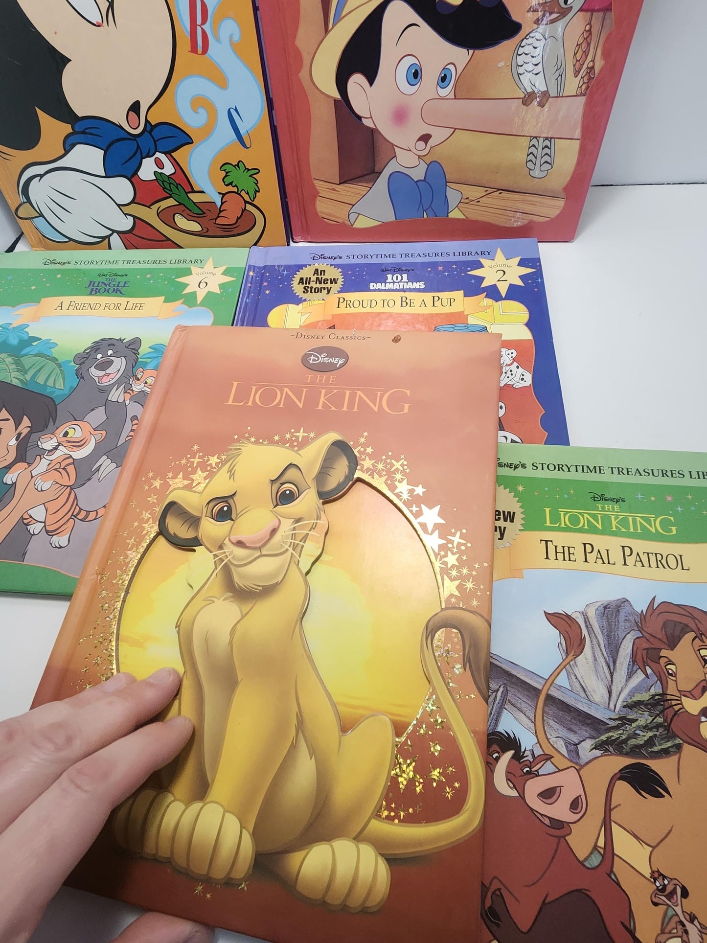 Disney's Vintage Children's Books LOT Of 6 - The Jungle Book - The Lion King - Lion King Gifts - Children's Books - Book LOT