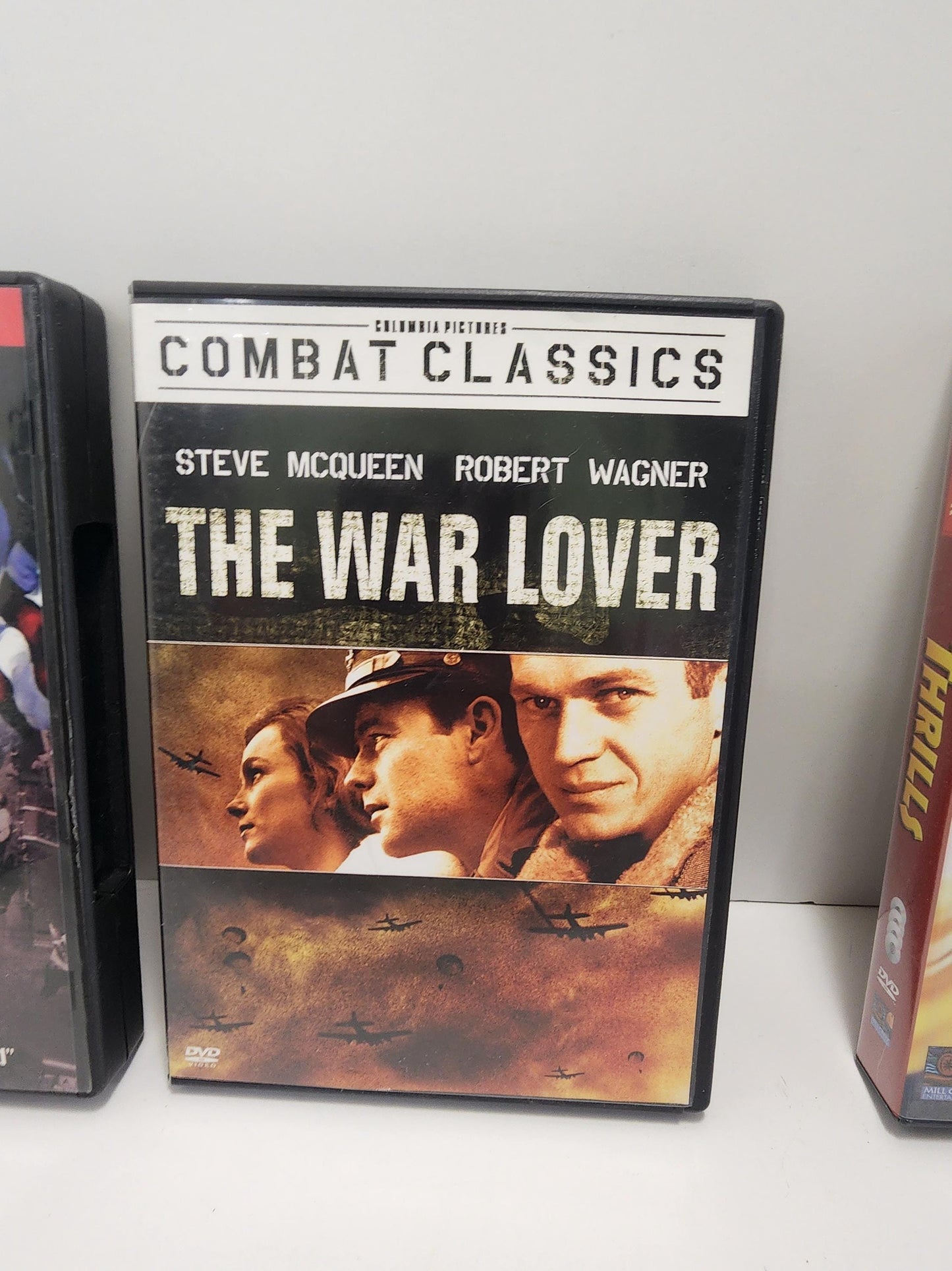 Vintage War DVD Movies LOT Of 2 - War - Movies - Dvds - Army - Army Movies - War Movies - Victory At Sea - The War Lover - Combat Classics