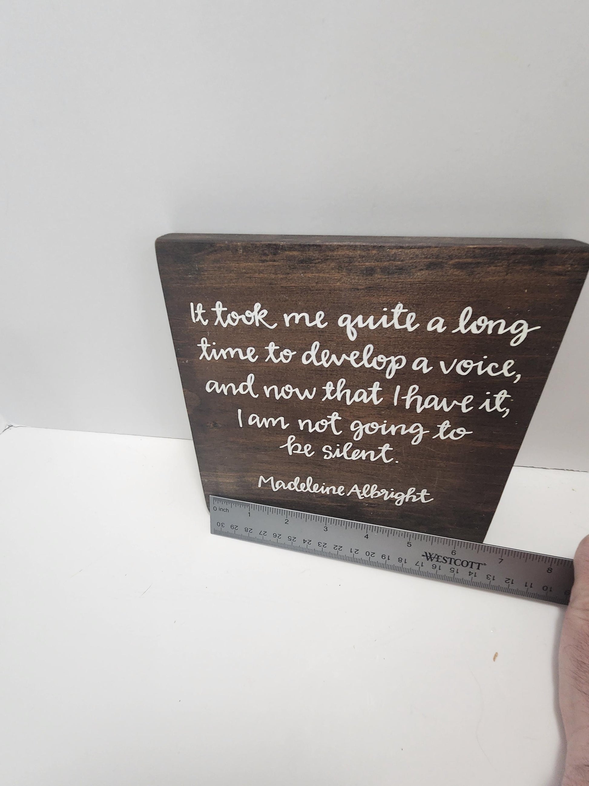 Self Indepence & Voice Home Decor DmSign - Signs - Decor - Home Decor - Self - Happiness - A Voice - My Voice - Gift Signs - Home Decoration