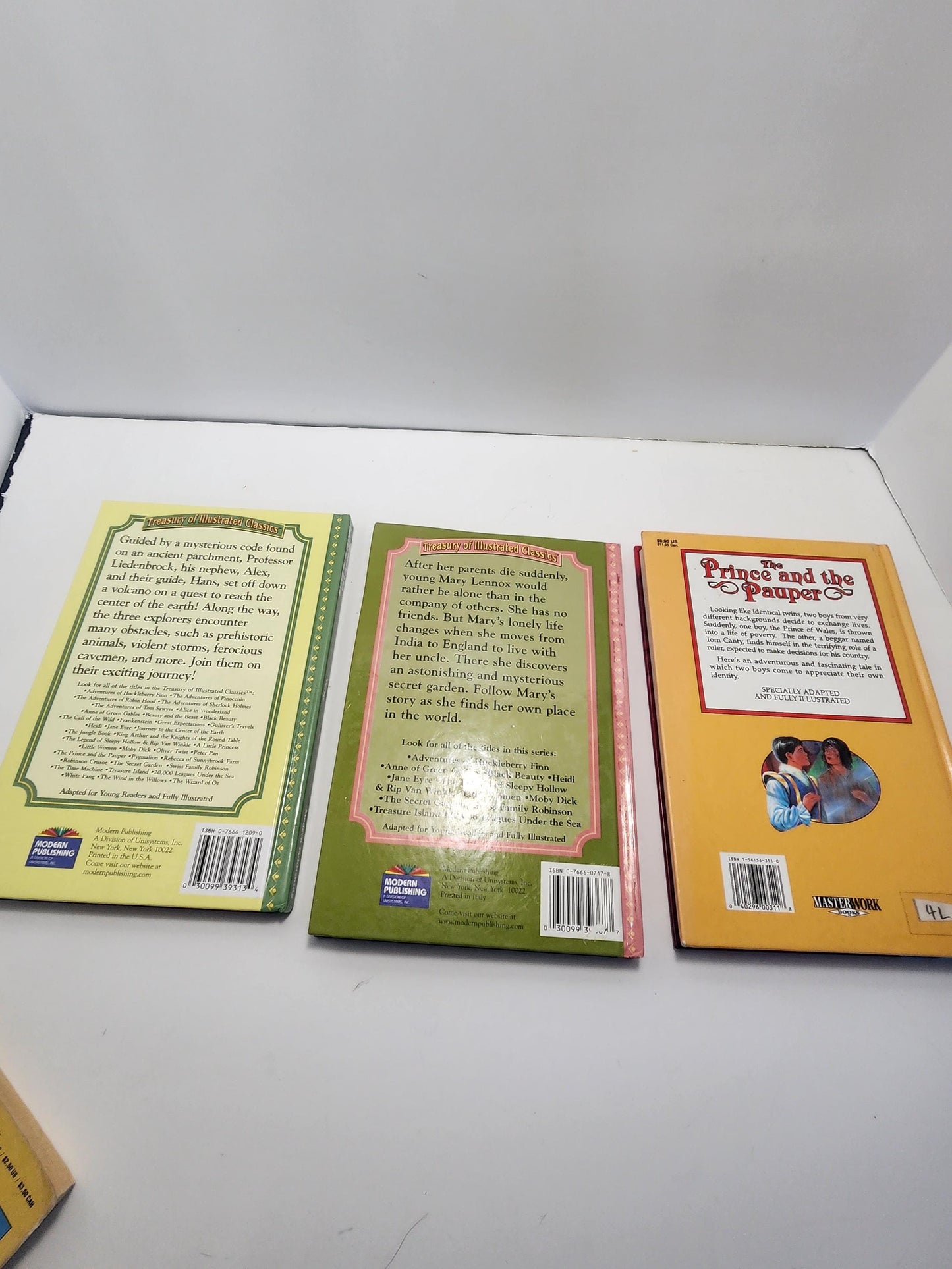 Treasury Of Illustrated Classics Book Series Vintage LOT Of 3 - Treasury Of Illustrated Classics - Classif Books - Prince And The Pauper