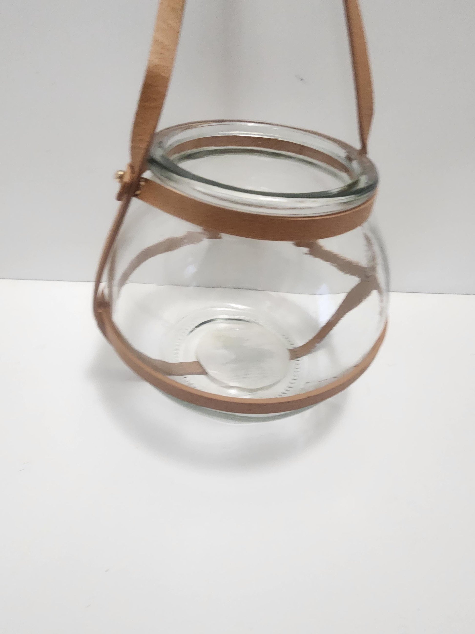 Hanging Glass Vintage Bowl - Bowls - Glass - Glass Bowls - Decor - Decorative Glass - Planters - Plants - Indoor Planters - Glass Planter