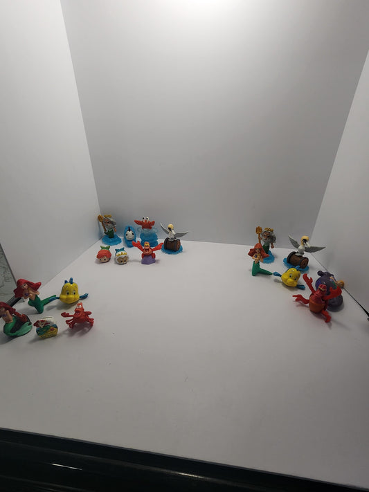 Disney The Little Mermaid Action Figure Toys LOT - Disney - Disney Toys - The Little Mermaid - The Little Mermaid Toys - Cake Topper - Ariel