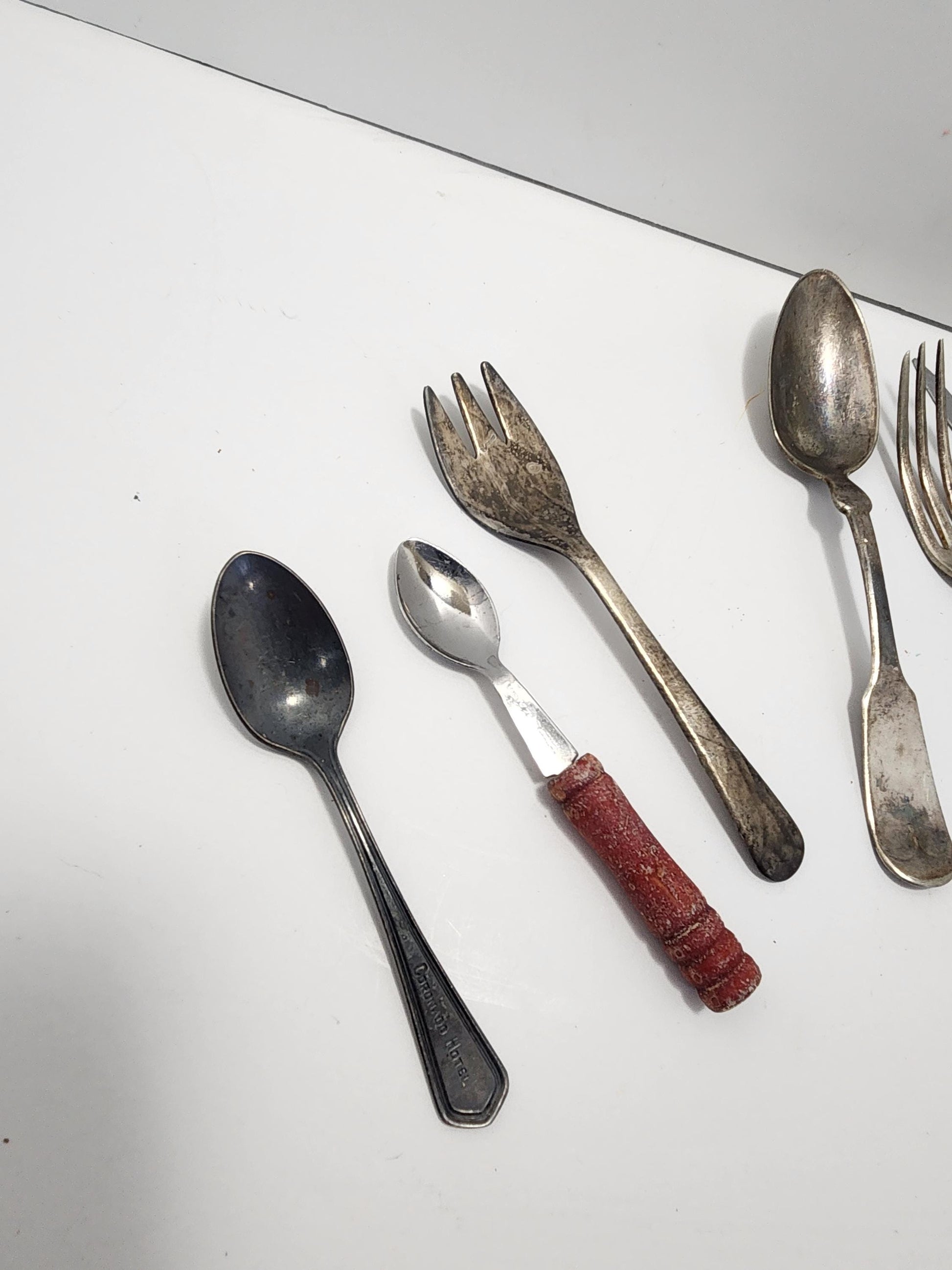 Antique Mixed LOT Of 1940's 1960's Silverware - Silverware - Kitchen - Cutlery - Antiques - 1940's- Vintage Kitchen