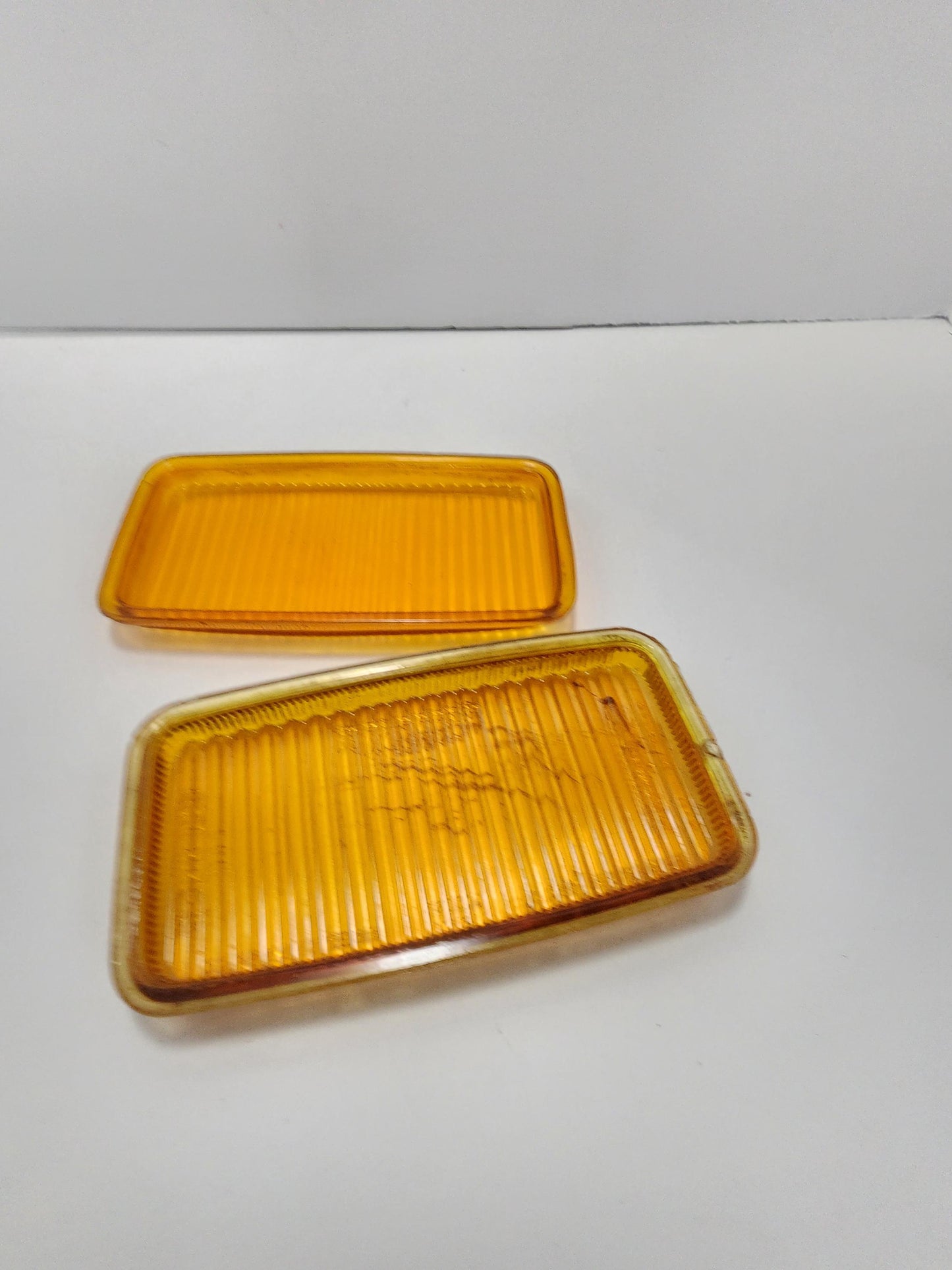 Vintage Amber Fog Light Lens - Cars - Vintage Cars - Porsche - Fog Lights - Fog Light Lens - Amber Fog Light Lens - Lens - Vintage Car Acce