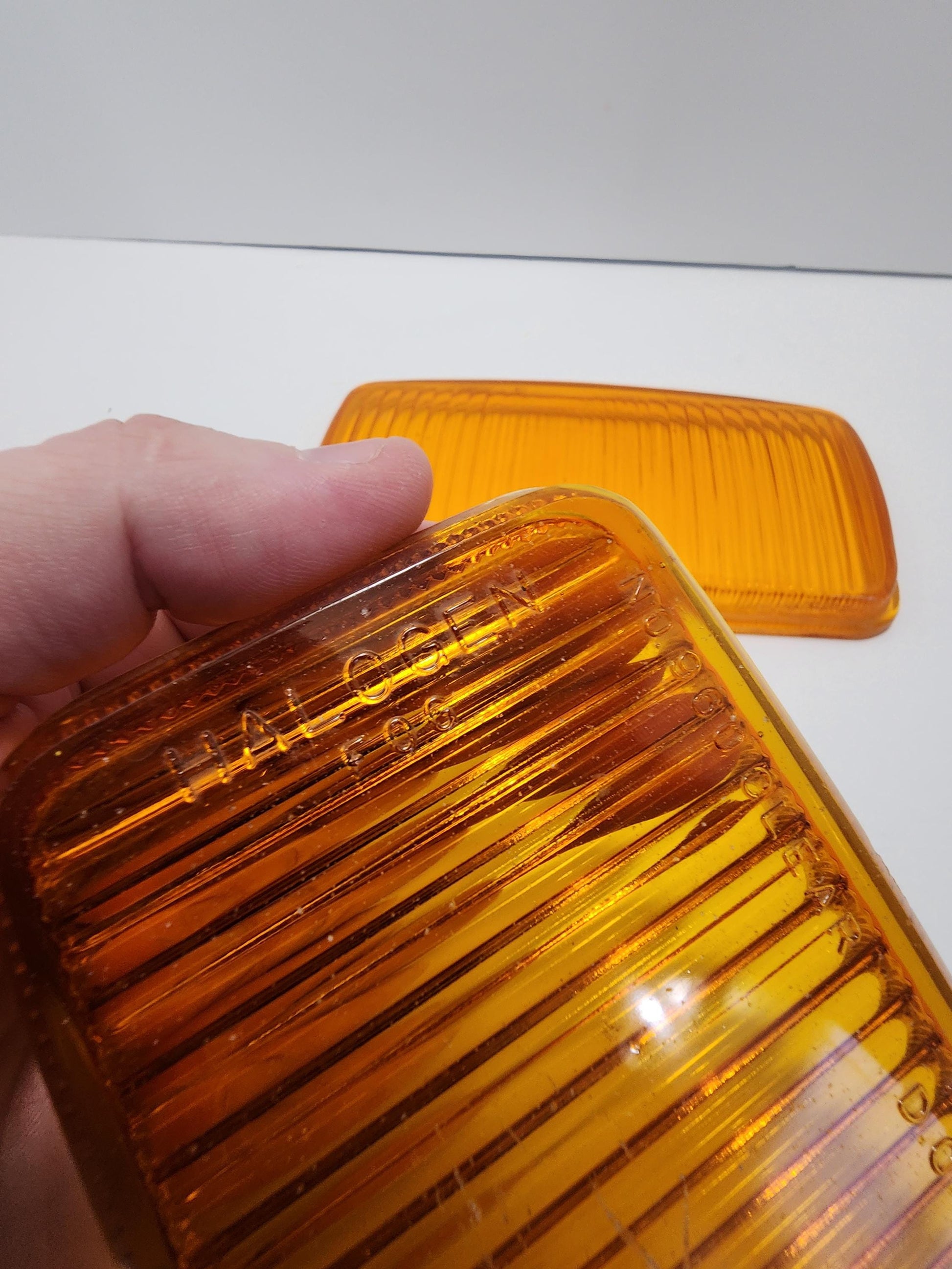 Vintage Amber Fog Light Lens - Cars - Vintage Cars - Porsche - Fog Lights - Fog Light Lens - Amber Fog Light Lens - Lens - Vintage Car Acce