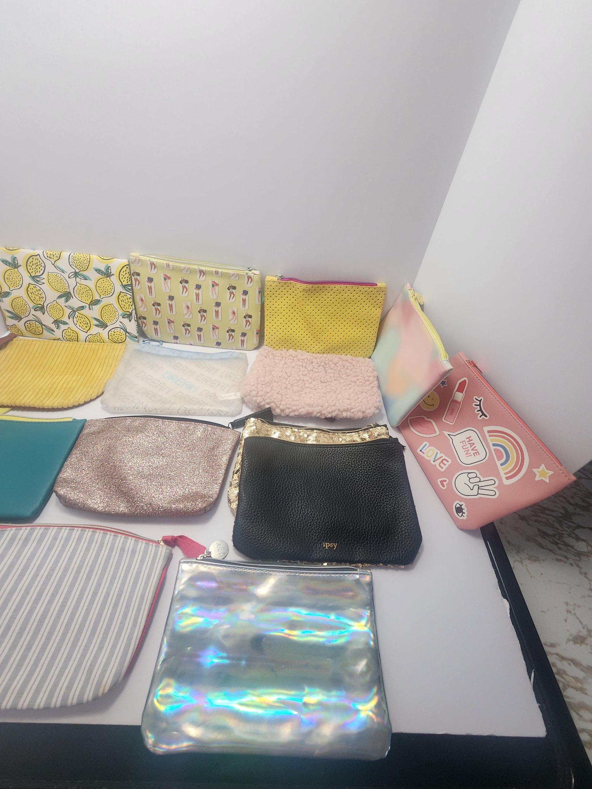 Ipsy Cosmetic Make Up Bags Lots of 2 - Travel Bags - Ipsy - Ipsy Bags - Make Up Bags - Cosmetics Bag