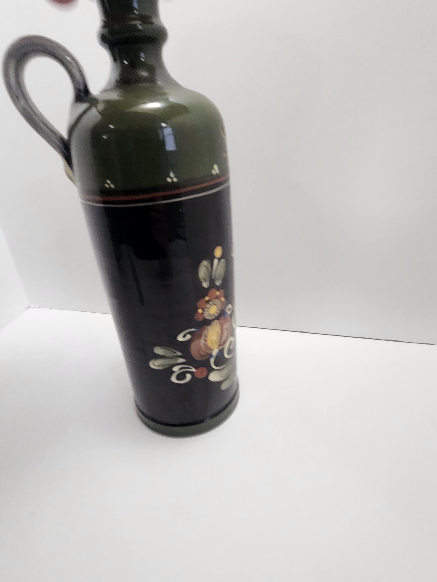 Antique German Liquor Bottle Kirsh, "Cherry Brandy" - German - German Gifts - Antiqued - Bottles - Kirch - Brandy - Decanter - Liquor Bottle