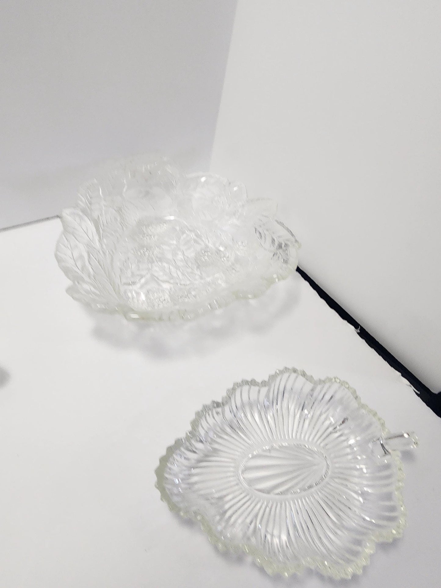 Vintage Shaped Serving Dishes - Bowls - Dishes - Serving Tray - Candy Dish - Grapes - Stars - Vintage Glass - Kitchen