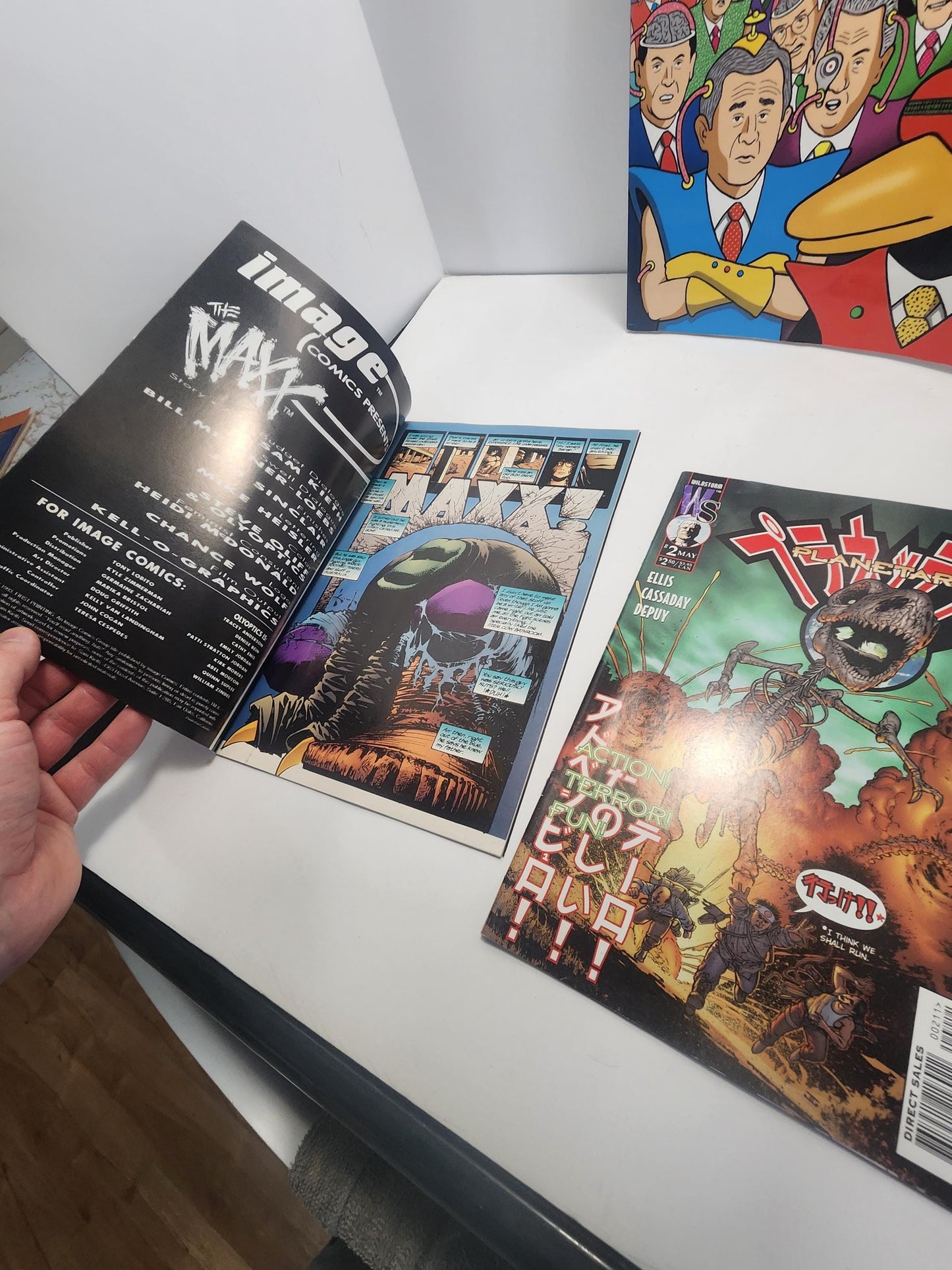 Comic Cartoon Books - The Great Big Book Of Tomorrow - Echo Atomic Dreams - The Maxx - Planetary - Comics - Comic Books - Cartoon Books