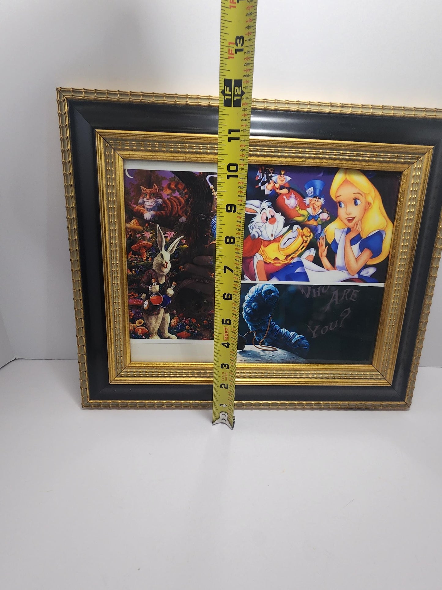 Alice In Wonderland Homemade One Of A Kind RARE Picture Framed - Disney - Disney Pictures - Wall Decor - Frames - Alice In Wonderland - RARE