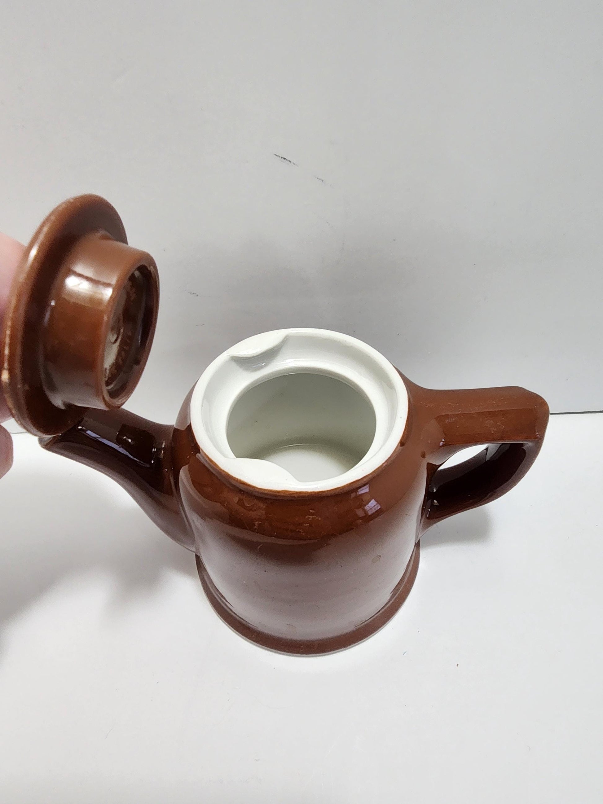 Hall Brand Vintage Brown 8oz Teapot - Teapot - Tea - Tea Set - Brown Teapot - Hall - Hall Brand - Vintage Teapot - Kitchen