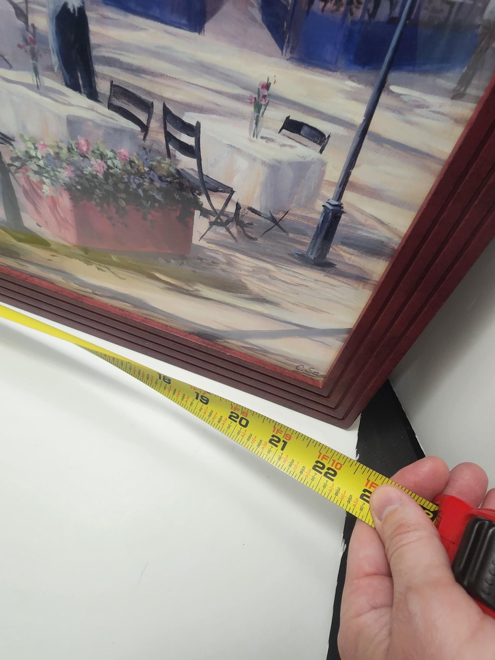 Vintage Parisian Cafe Photo Framed By Carol Saxe - Cafe - Wall Decor - Frames - Photos - Pictures - Decor - Art - Decor - Picture Frames