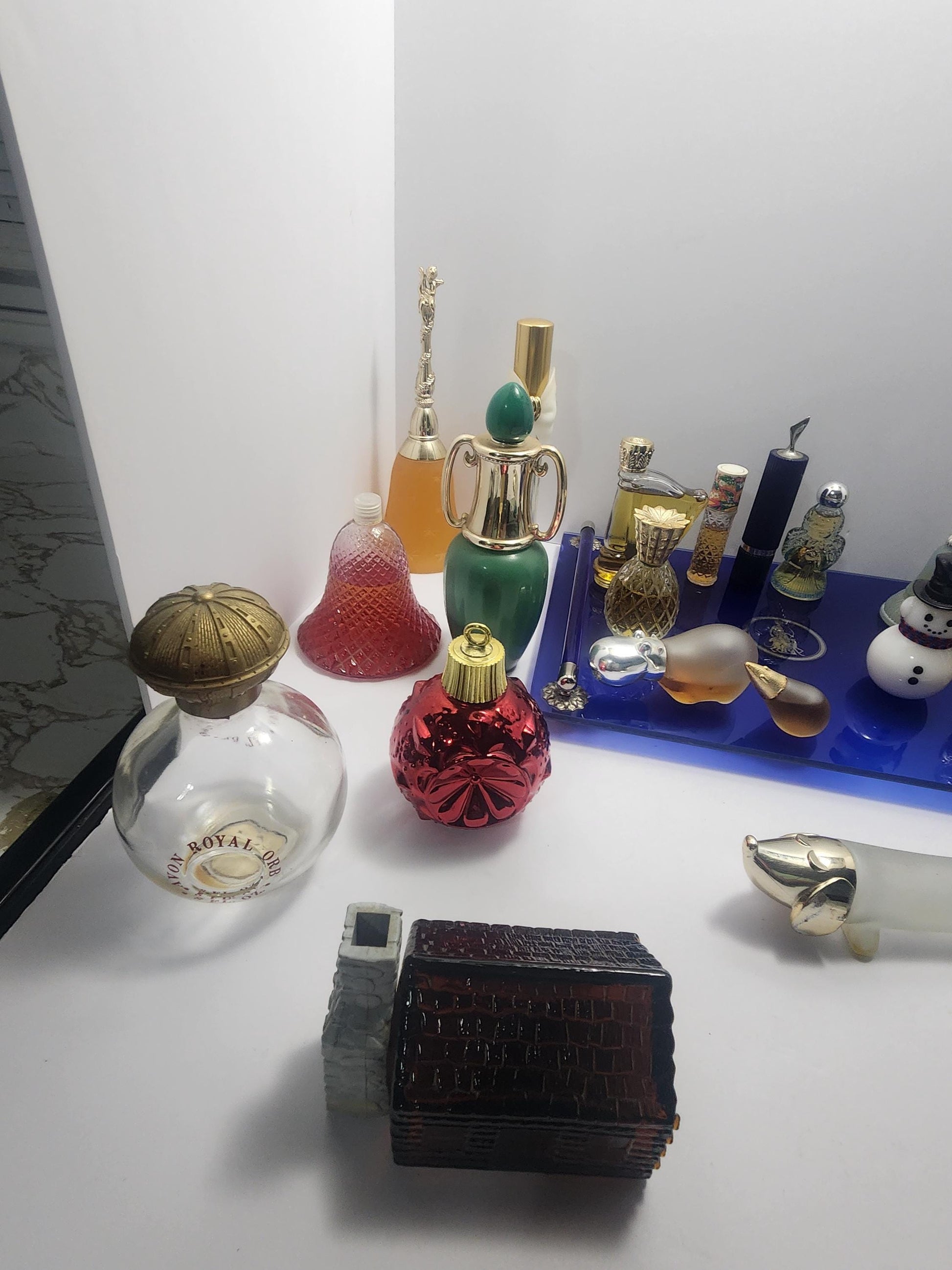 Avon Character Shaped Vintage Glass Bottles - Perfume - Avon - Avon Bottles - Seahorse - Butterflies - Animals - Avon Gifts - Collectable s