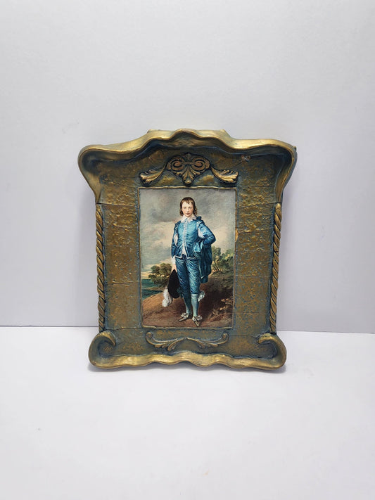 1770 Oil Painting The Blue Boy by Thomas Gainsborough Framed In Antique 1960's Frame - The Blue Boy - Thomas Gainsborough - Antiques - Paint