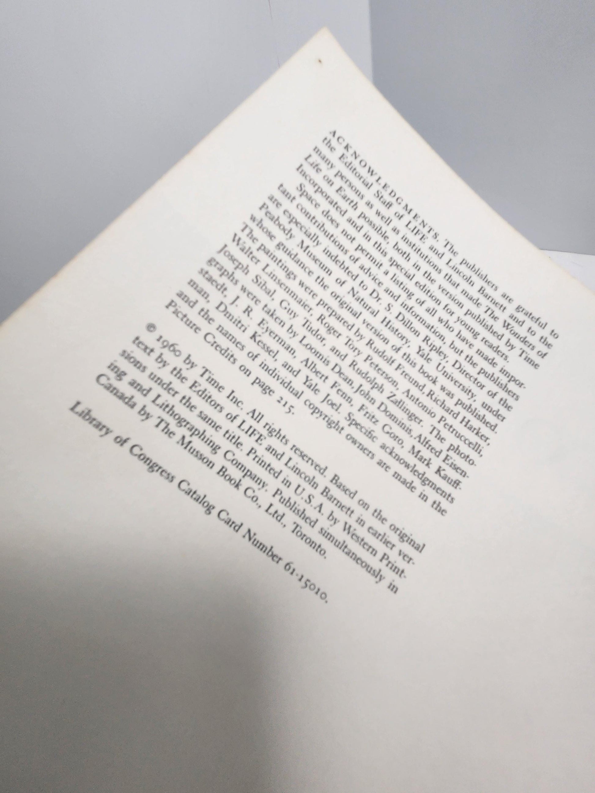 1960's The Wonders Of Life On Earth - Animals - Animal Books - The Wonders Of Life On Earth - 1960's - Animal Gifts - Vintage Books