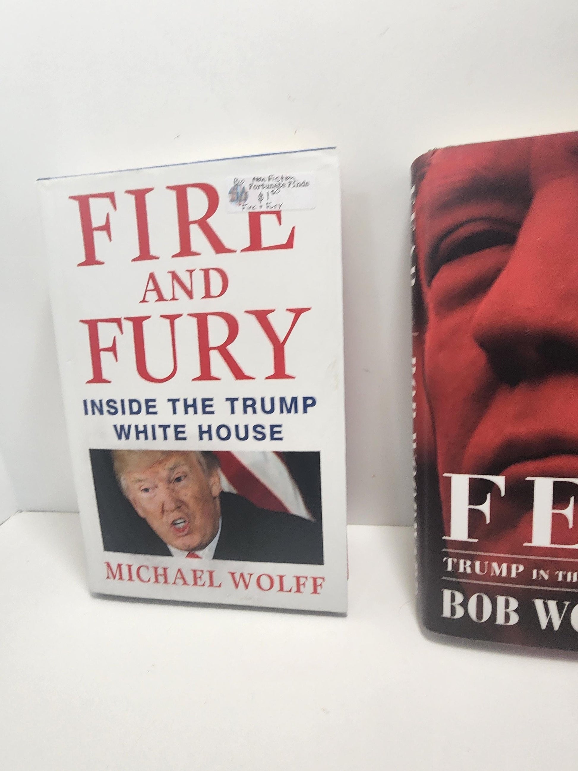 Donald Trump Books LOT Of 2 - Fire And Fury - Donald Trump - Presidents - President Books - American History - Trump - Donald Trump Gifts