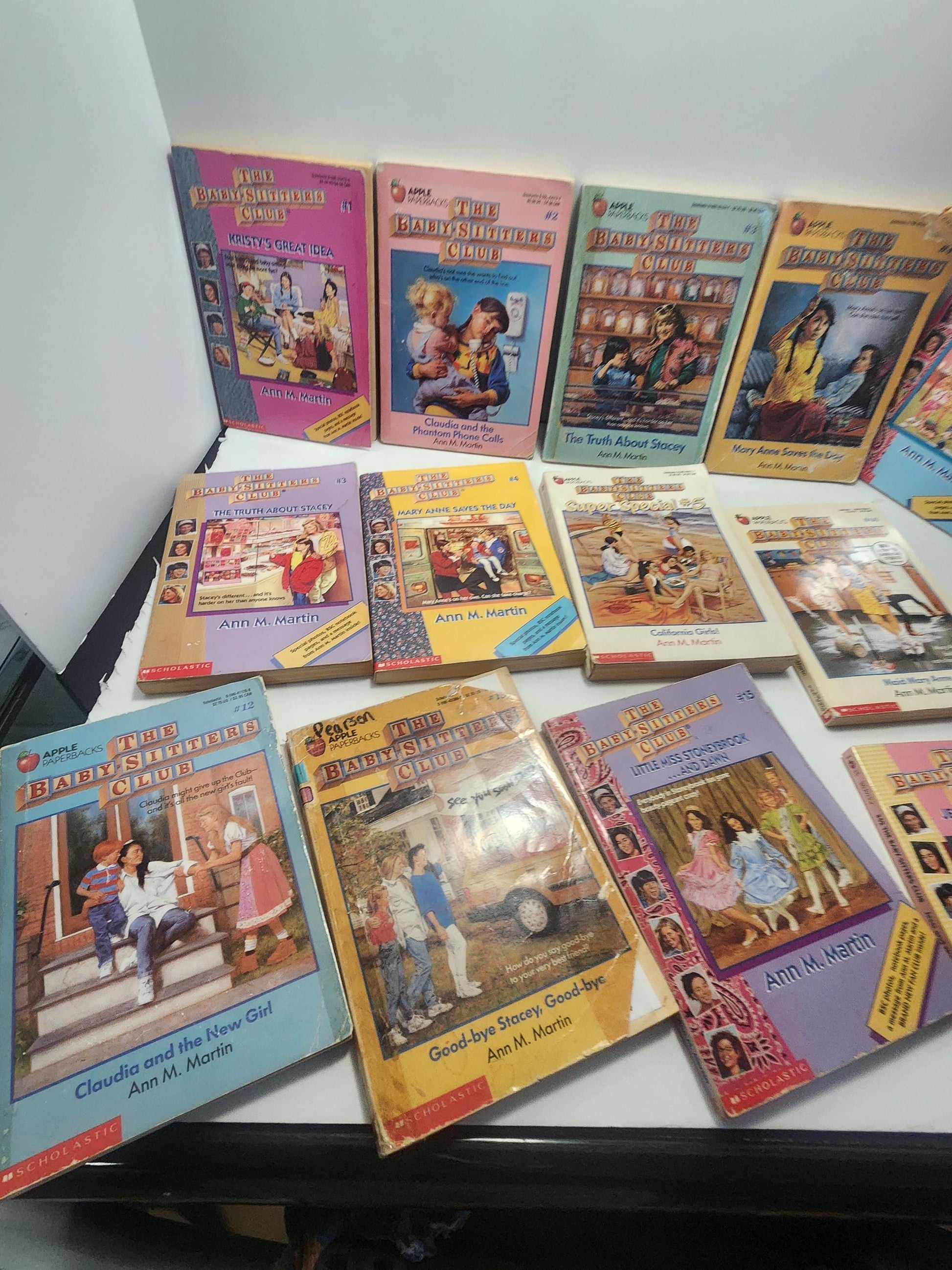 The Babysitter's Club Vintage 1980's Book LOTS - Babysitter - Babysitters Club - Vintage Books - Young Adult Books - The Babysitter's Club