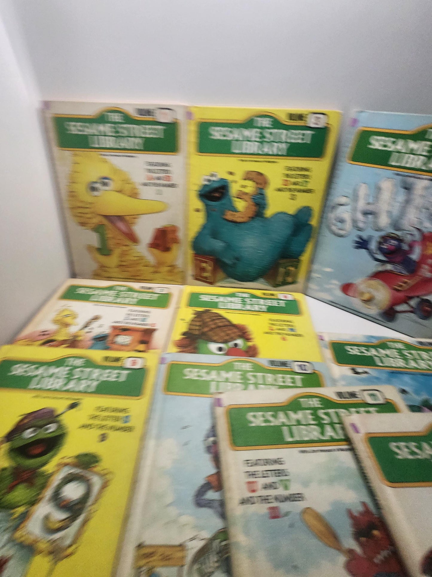 1980's Sesame Street Vintage Children's Books LOT Of 11 - Sesame Street - Vintage Books - Children's Books - Sesame Street Books
