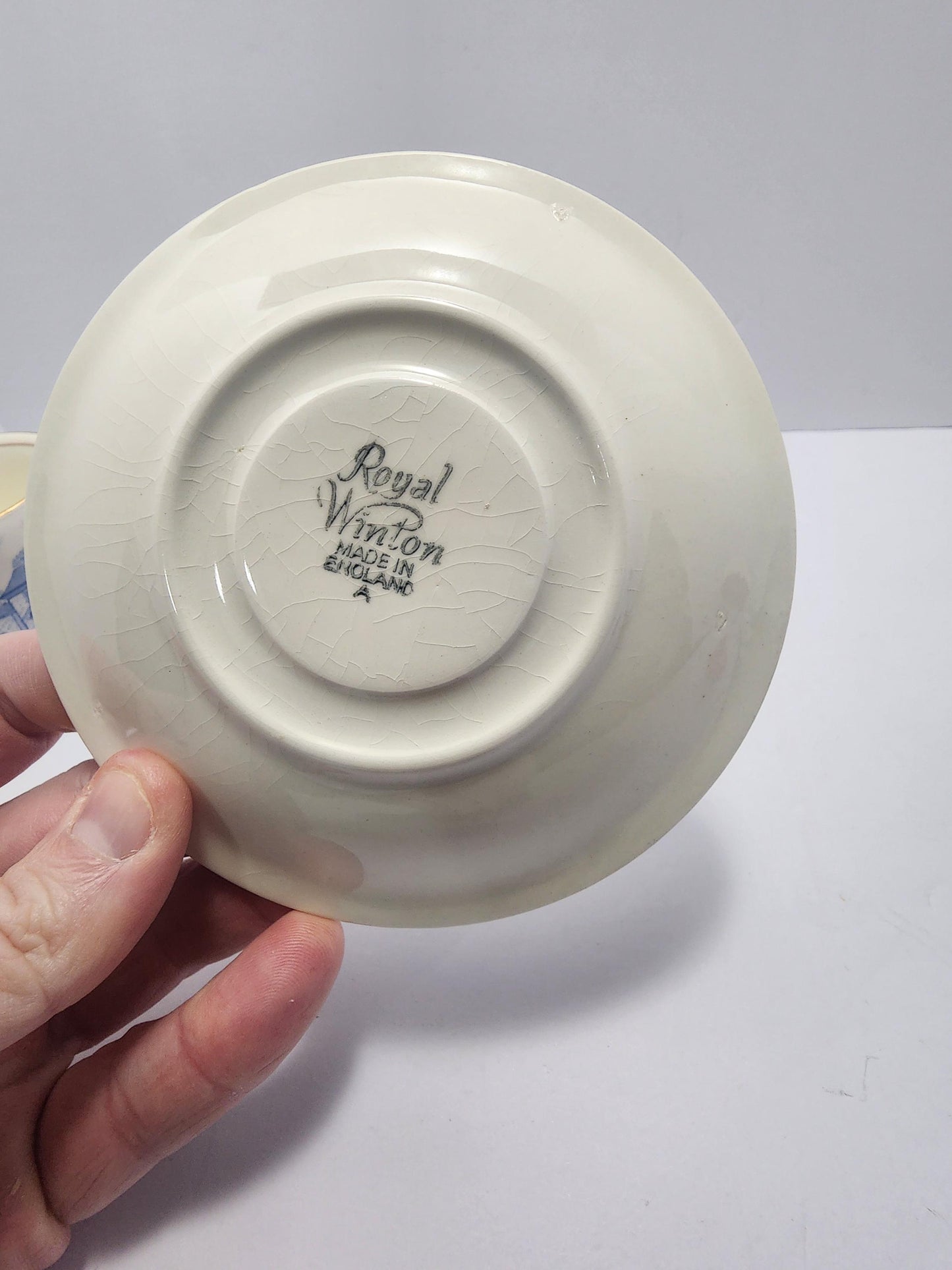 Old English Royal England Cup & Saucers Presidential Vintage Editions - Valley Forge - Washington Headquarters - Mt Rushmore - Tea - Saucer