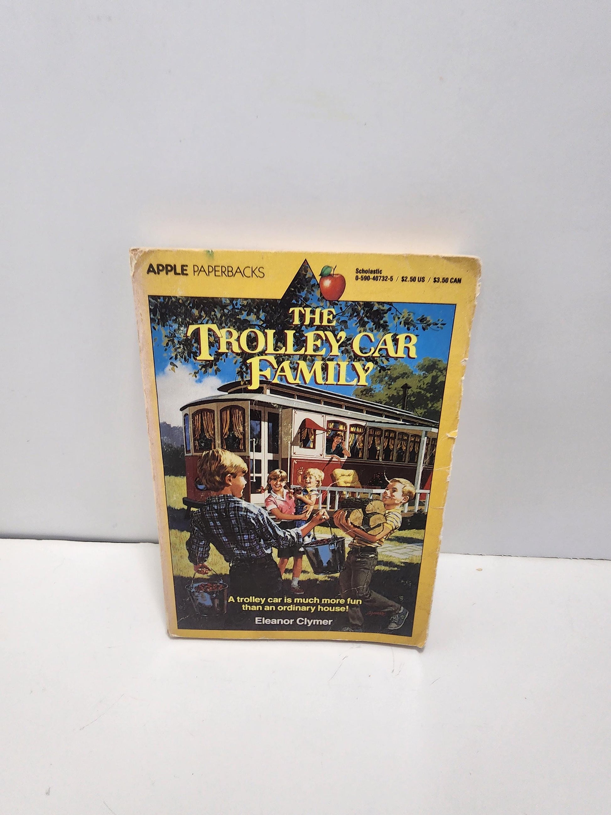 Apple Paperbacks The Trolley Car Family - The Trolley Car Family - Apple Paperbacks - Vintage Books - Apple Books - 1980's