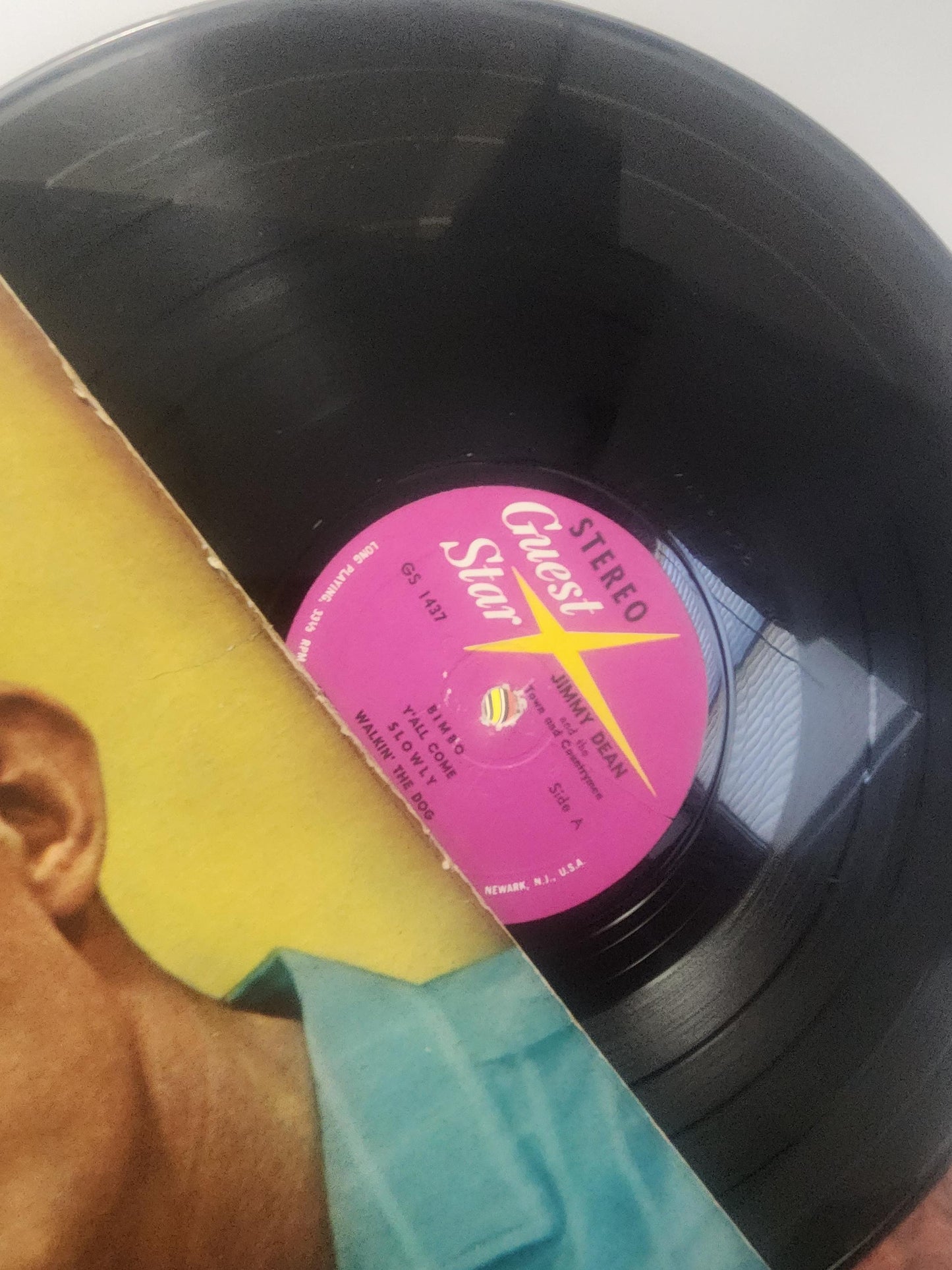 1970's Vintage Jimmy Dean Vinyl LP Records LOT Of 2 - Jimmy Dean - Jimmy Dean Records - Vintage Records - Vinyl LP Records - Records