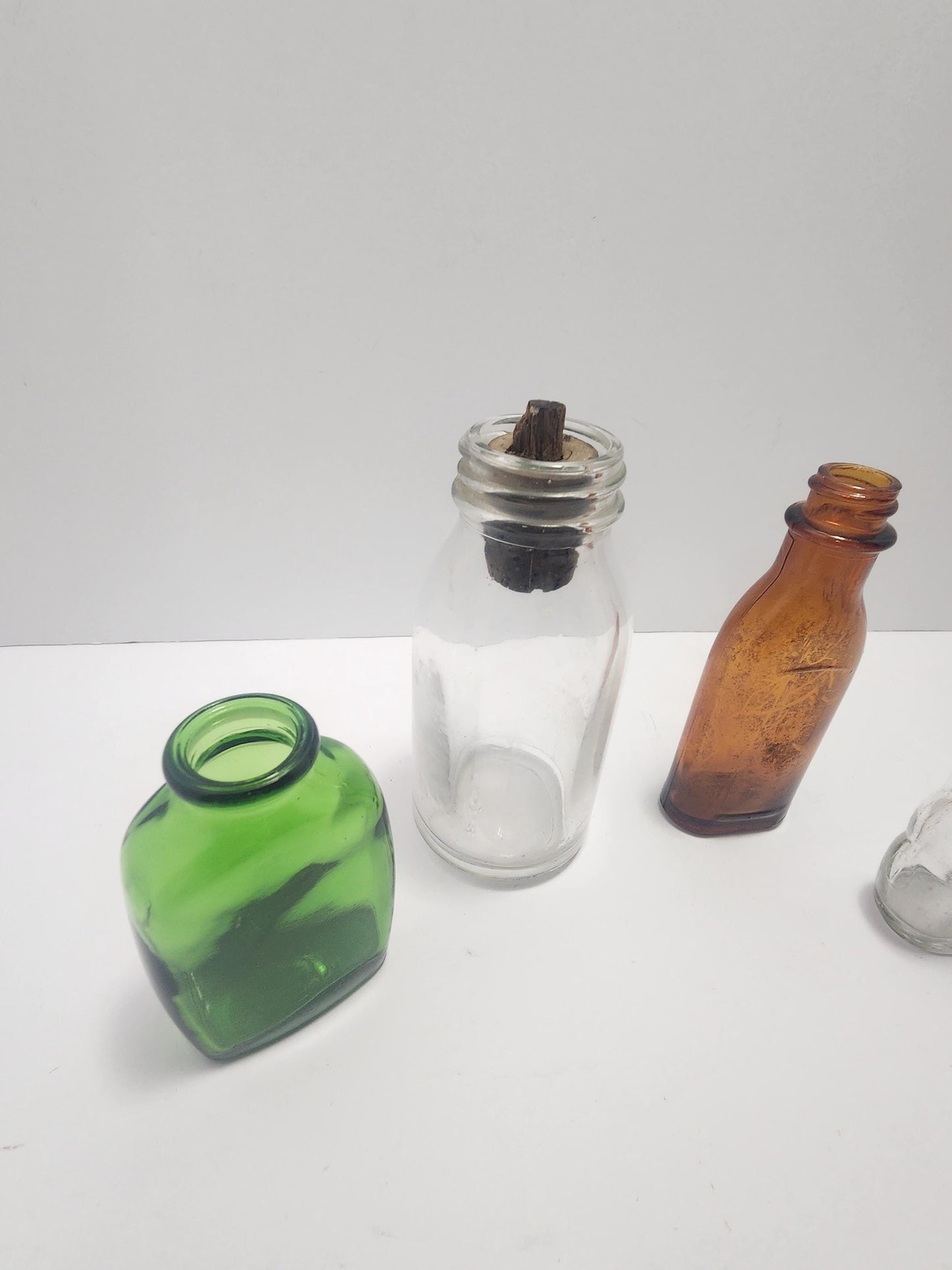 1900's Antique Glass Medicine Bottles LOT Of 4 - Antiques - 1900's - Glass - Glass Bottles - Medicine Bottles - Medicine