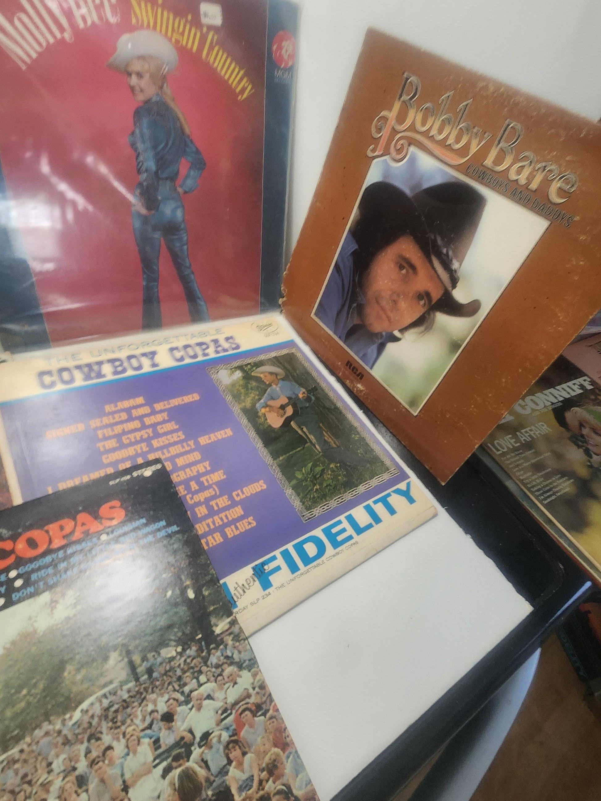 Vinyl Records LOT Of 7 1980's Country & Honky Tonk Music - 1980's - Vinyl - Vinyl LP Recorcs - Records - Honky Tonk - Country Music