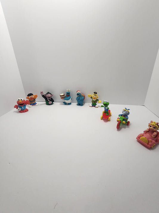 Sesame Street & The Muppets Vintage 1980's Toy Figures - Sesame Street - Sesame Street Toys - The Muppets - The Muppets Toys - Vintage Toys