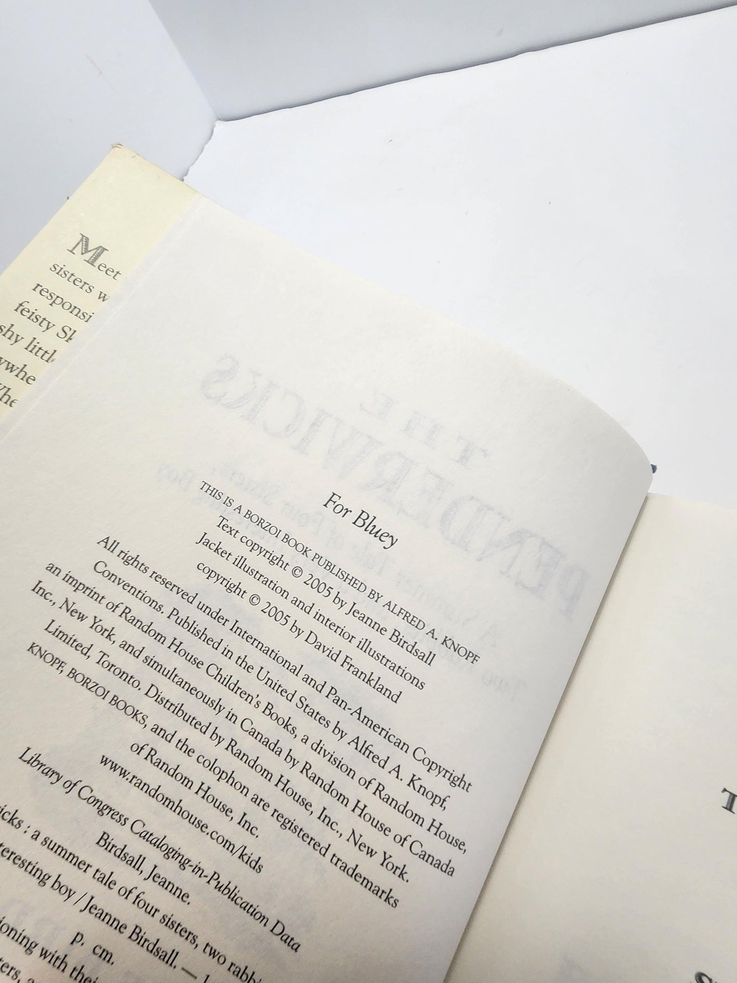 The Penderwicks 2000's Edition By Jeanne Birdsall - Penderwicks - Jeanne Birdsall - Jeanne Birdsall Books - The Penderwicks - Penderwicks