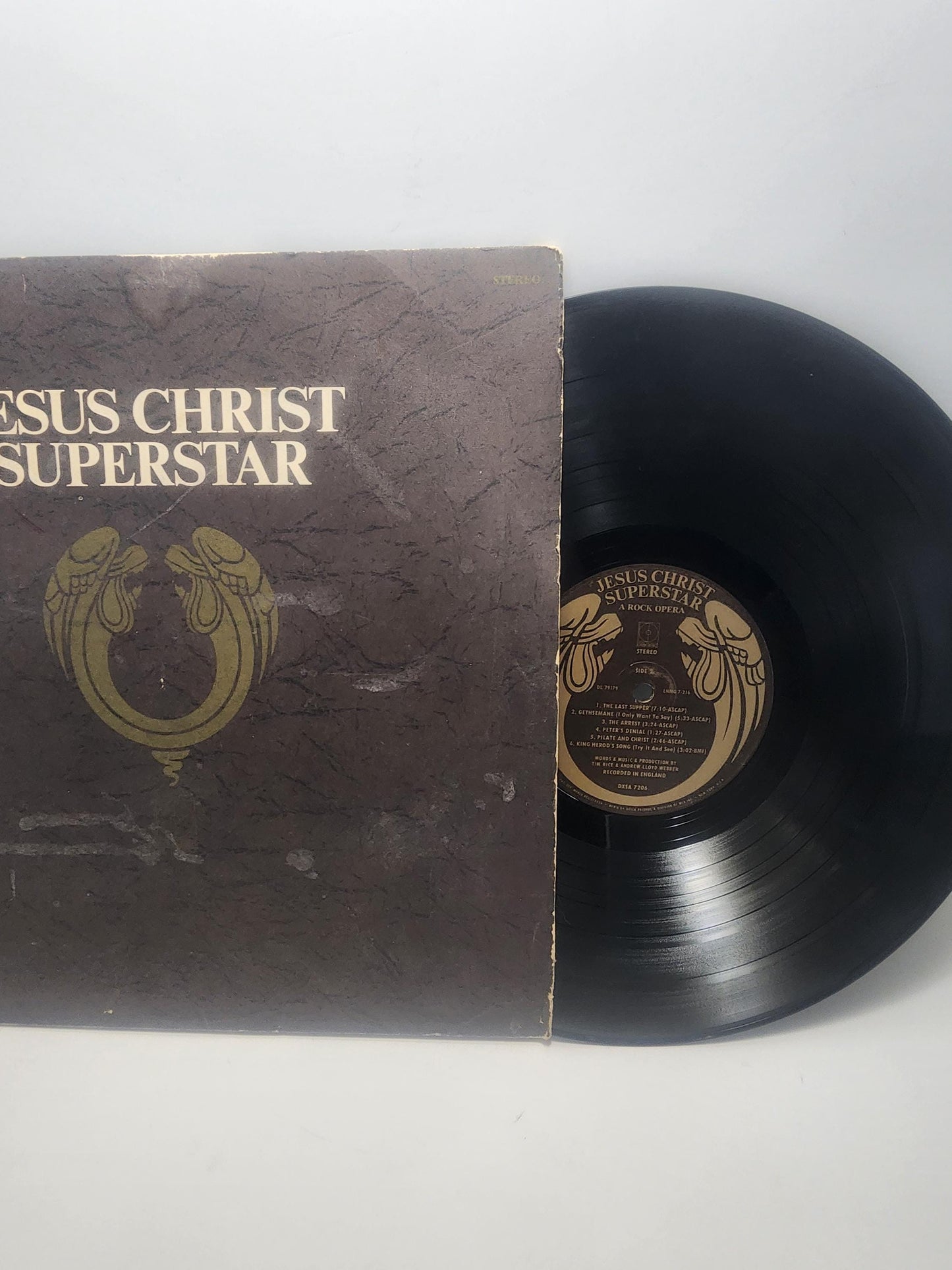 Religious 1980'S Vinyl LP Records LOT Of 2 - The Ten Commandments - Religion - Religious Gifts - Jesus Christ Superstar - Vinyl - Vinyl Reco