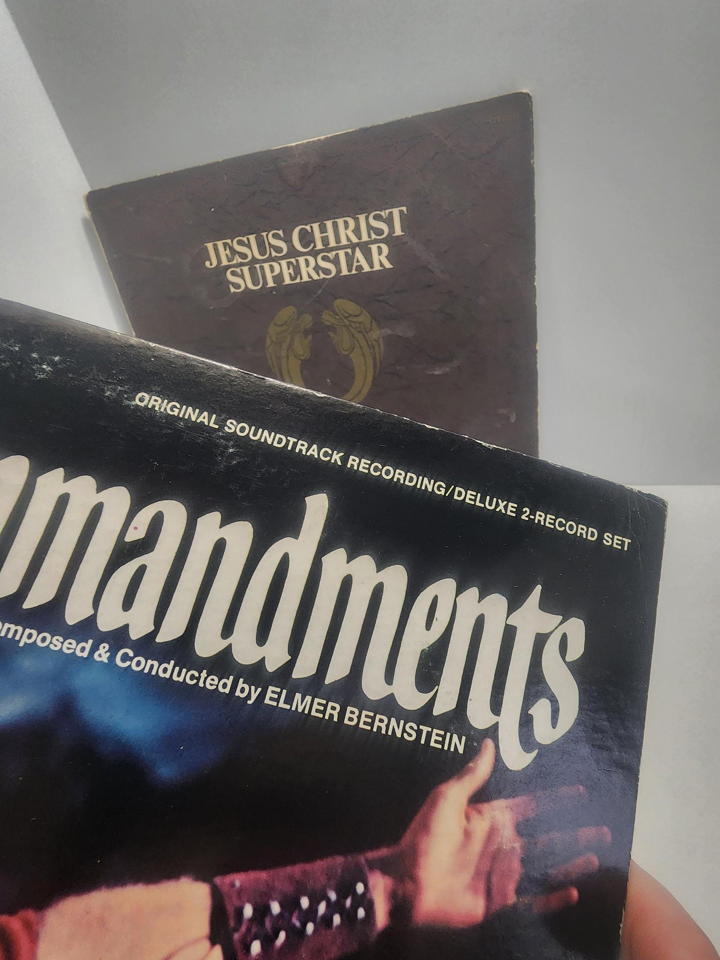 Religious 1980'S Vinyl LP Records LOT Of 2 - The Ten Commandments - Religion - Religious Gifts - Jesus Christ Superstar - Vinyl - Vinyl Reco