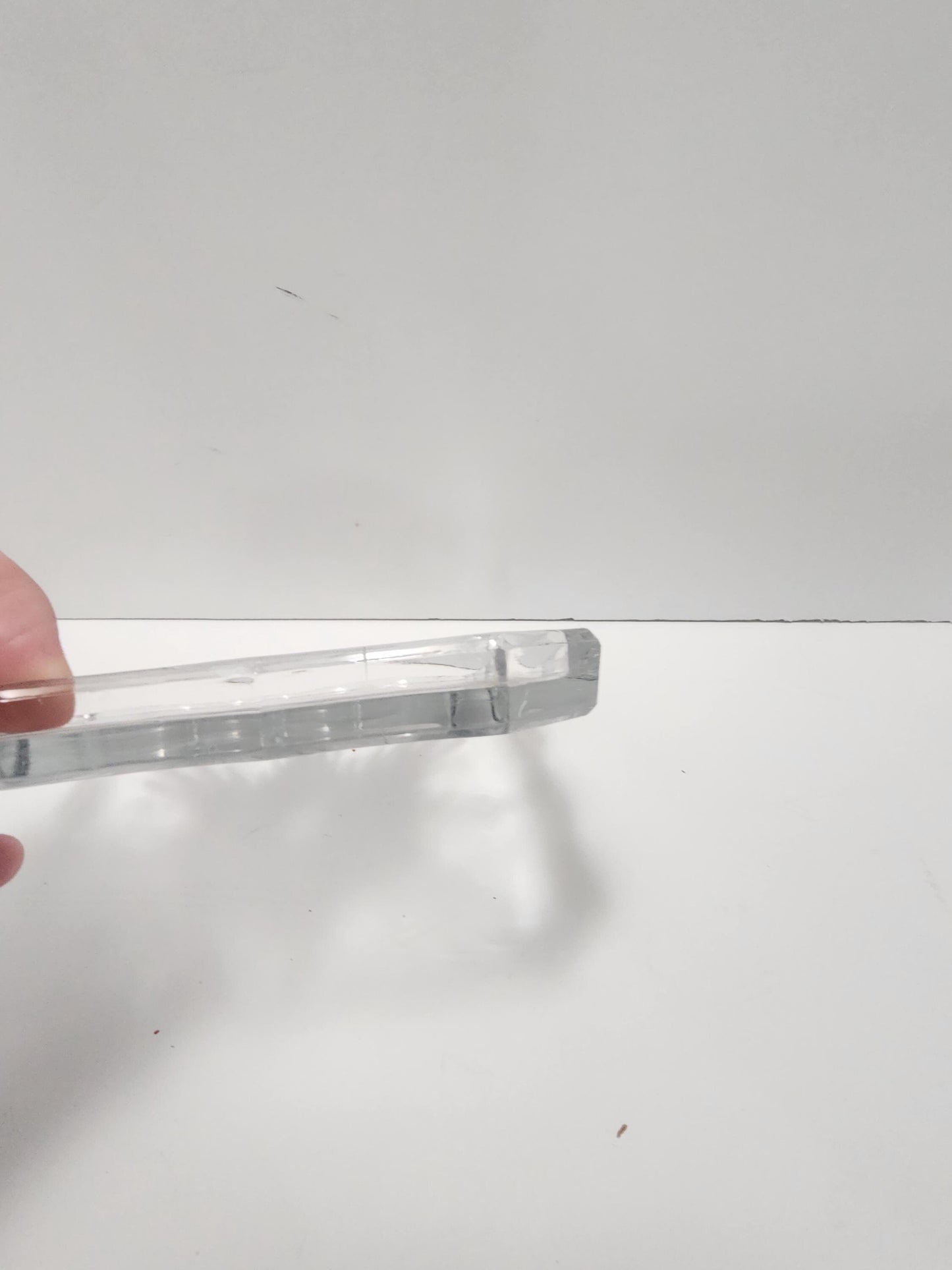 Mid Century Serving Glass Plate With Starburst Sign - Serving - Plates - Mid Century - Vintage Glass - Star Pattern - Starburst - Glass