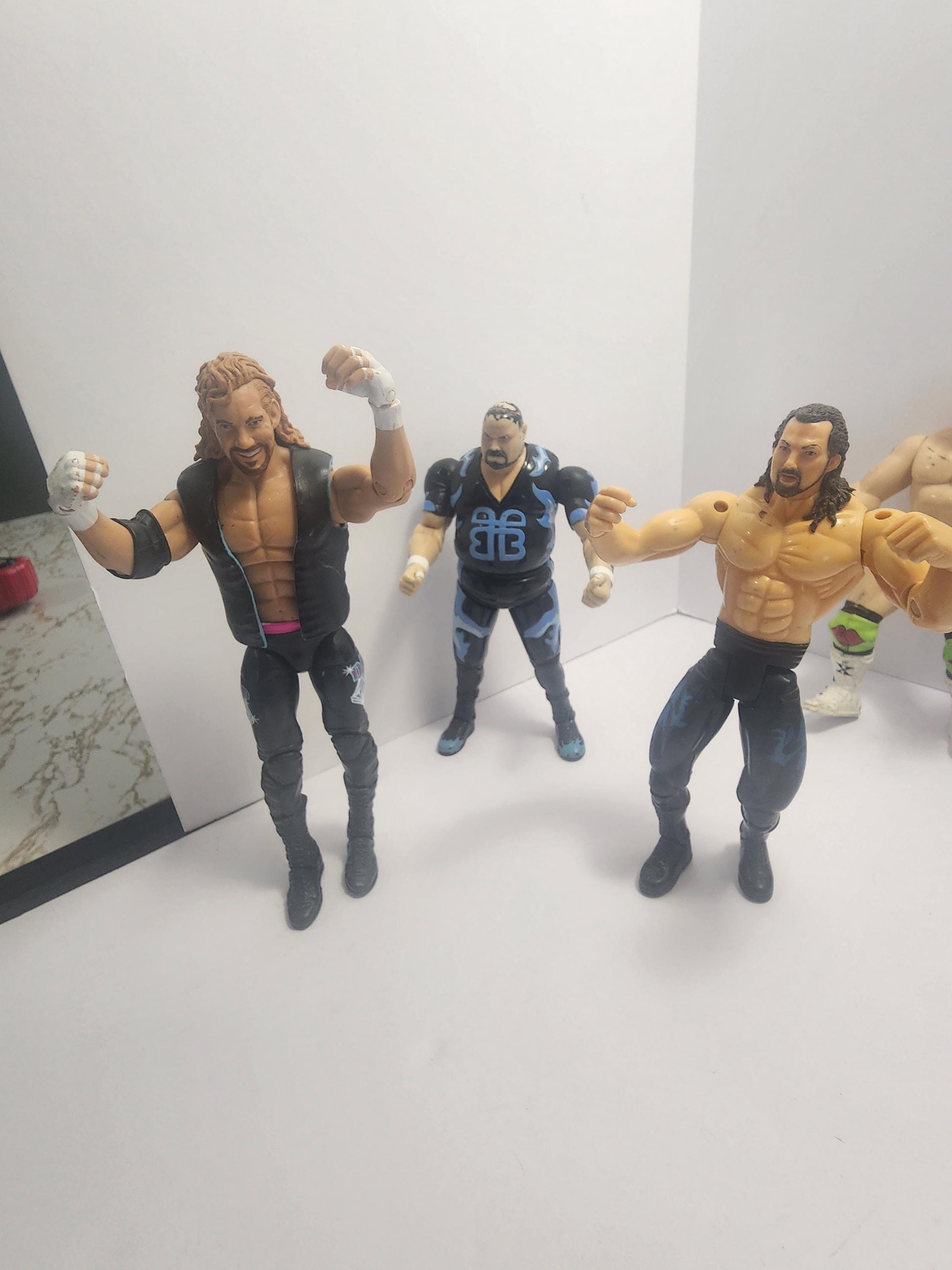WWE Wrestling Action Figures Factions - Dx - Wwf - Wwe - Wrestlers - Action Figures - Evolution - Jersey Triad - DDP - Wrestling Toys