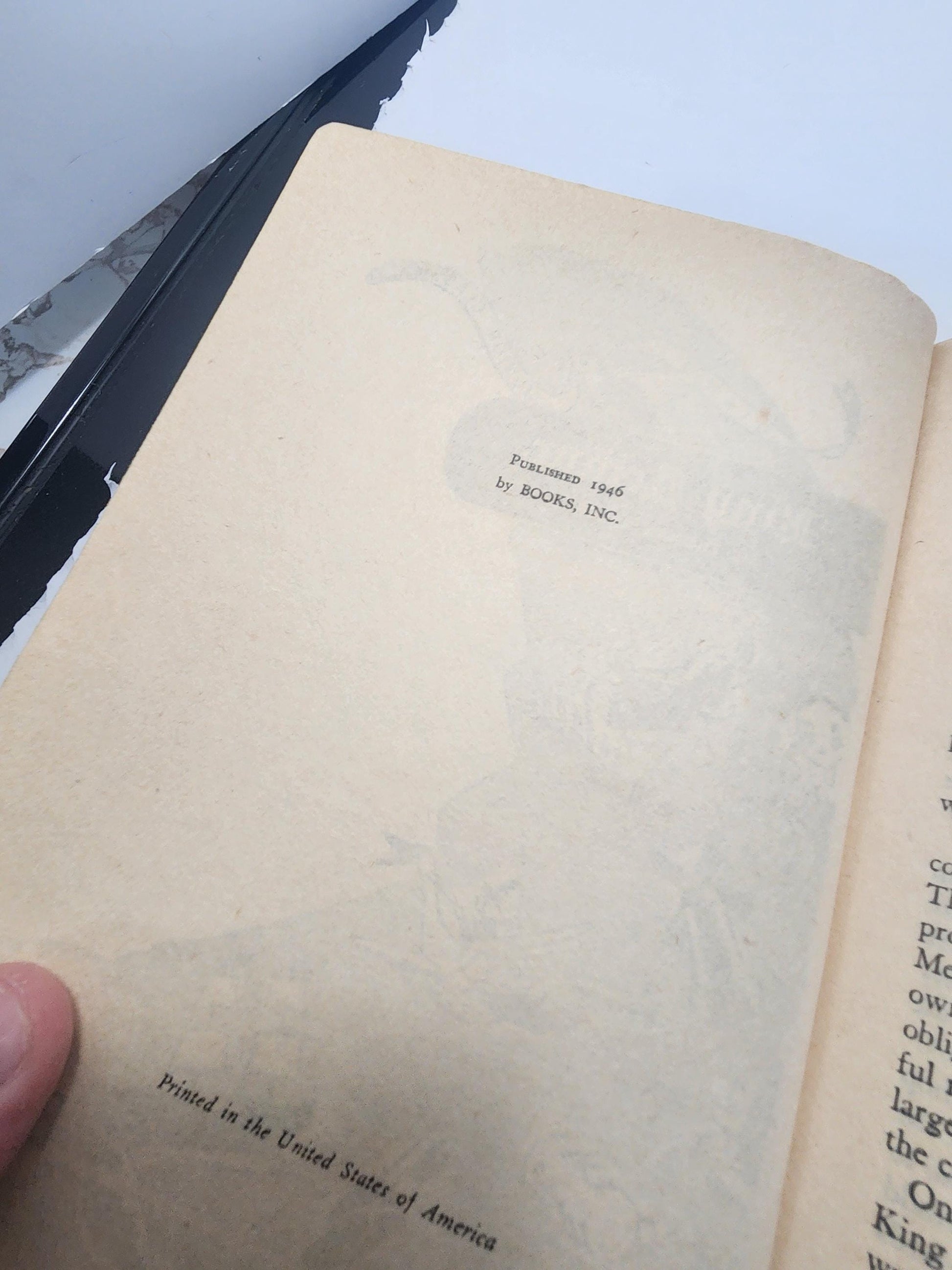 1946 King Arthur Book By Books INC - Books Inc - 1940's - United States Books - King Arthur - Vintage Books