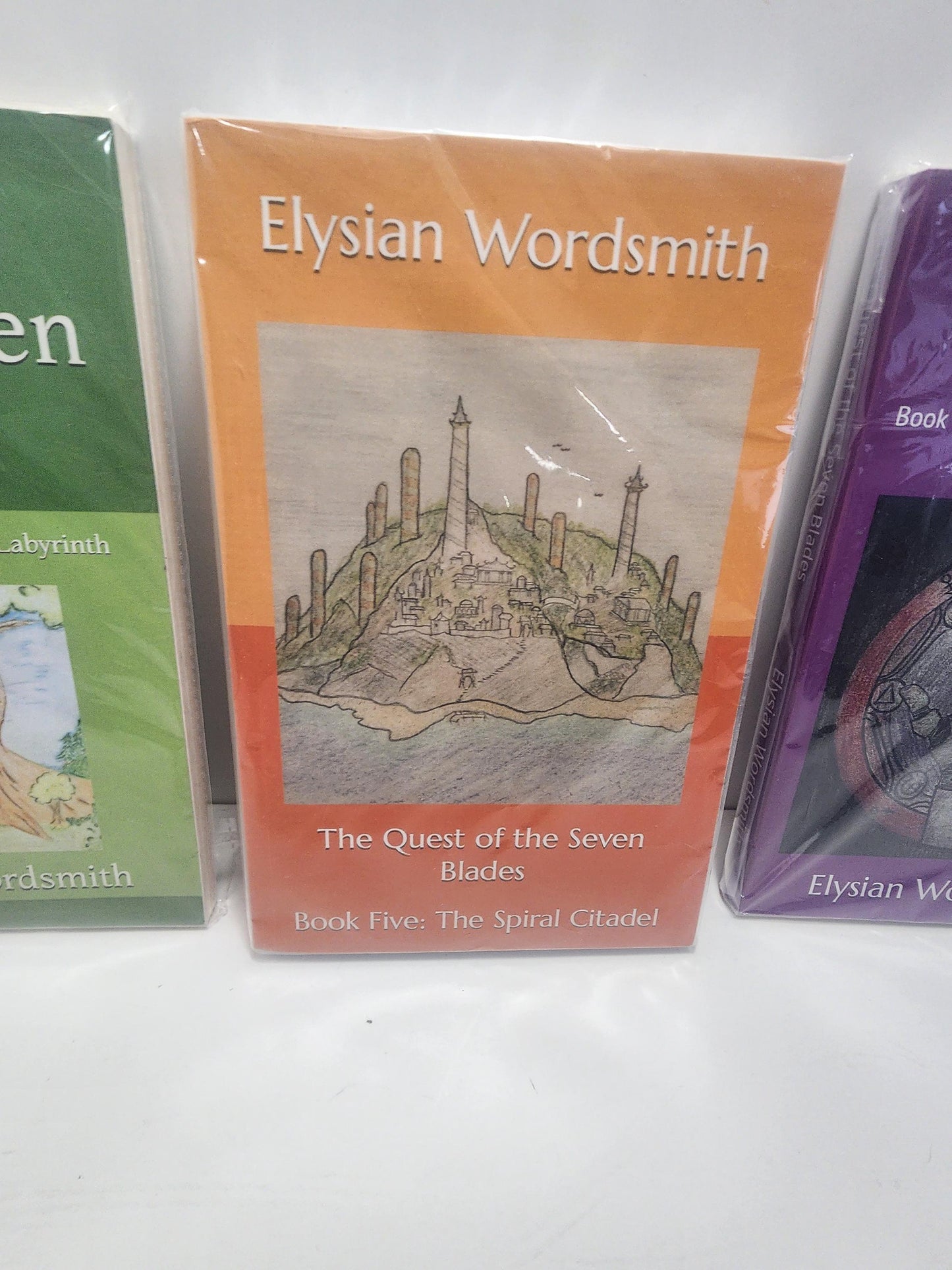 The Quest Of Sevem Blades Book Series LOT Of 3 By Elysian Wordsmith - Elysian Wordsmith - The Quest Of Seven Blades - Series Book Series