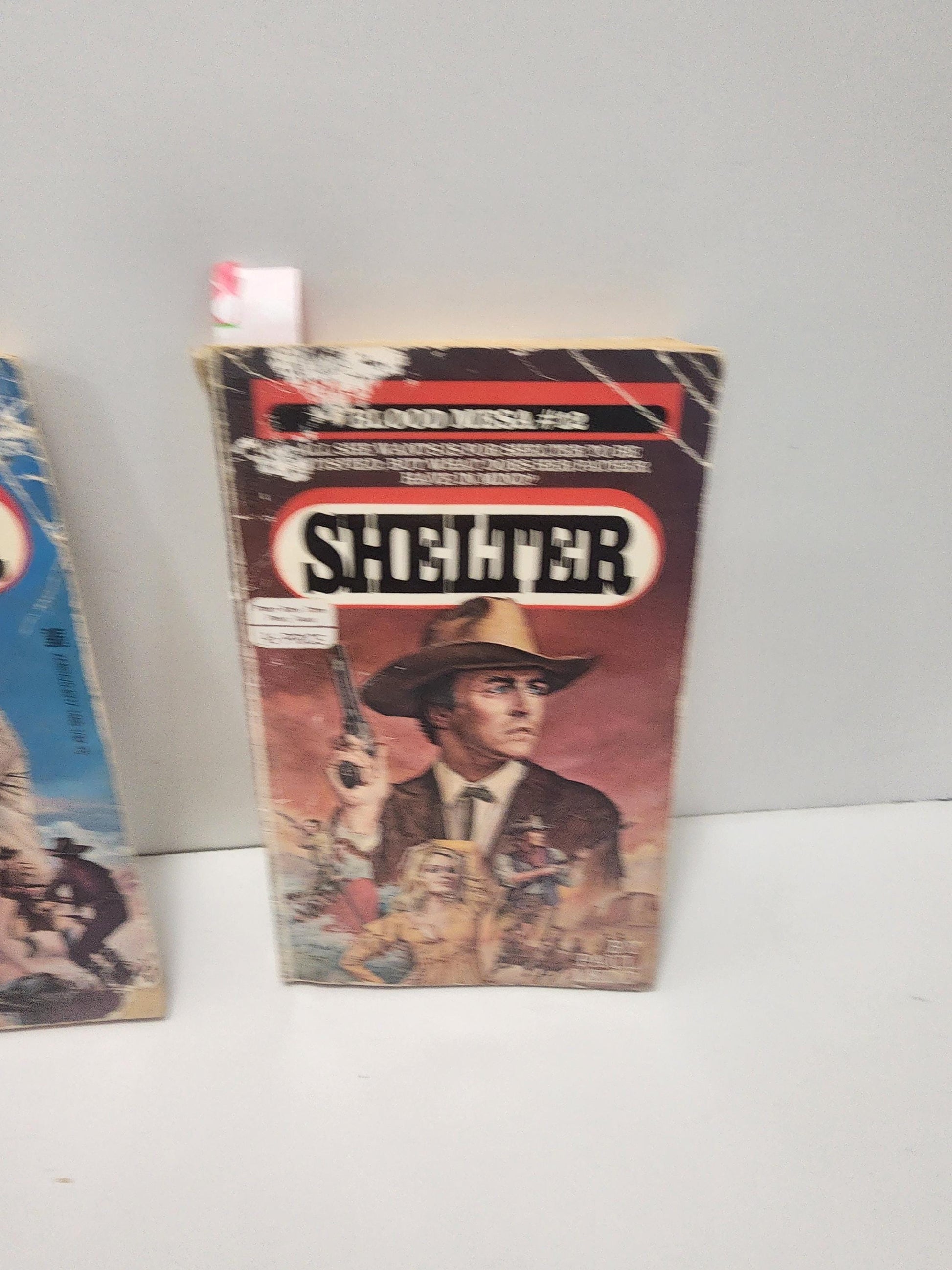 Shelter Western Book Series 1984 By Paul Ledd LOT Of 2 - Paul Ledd - Paul Ledd Books - Westerns - Cowboys - Western Books - 1980's - Book Se