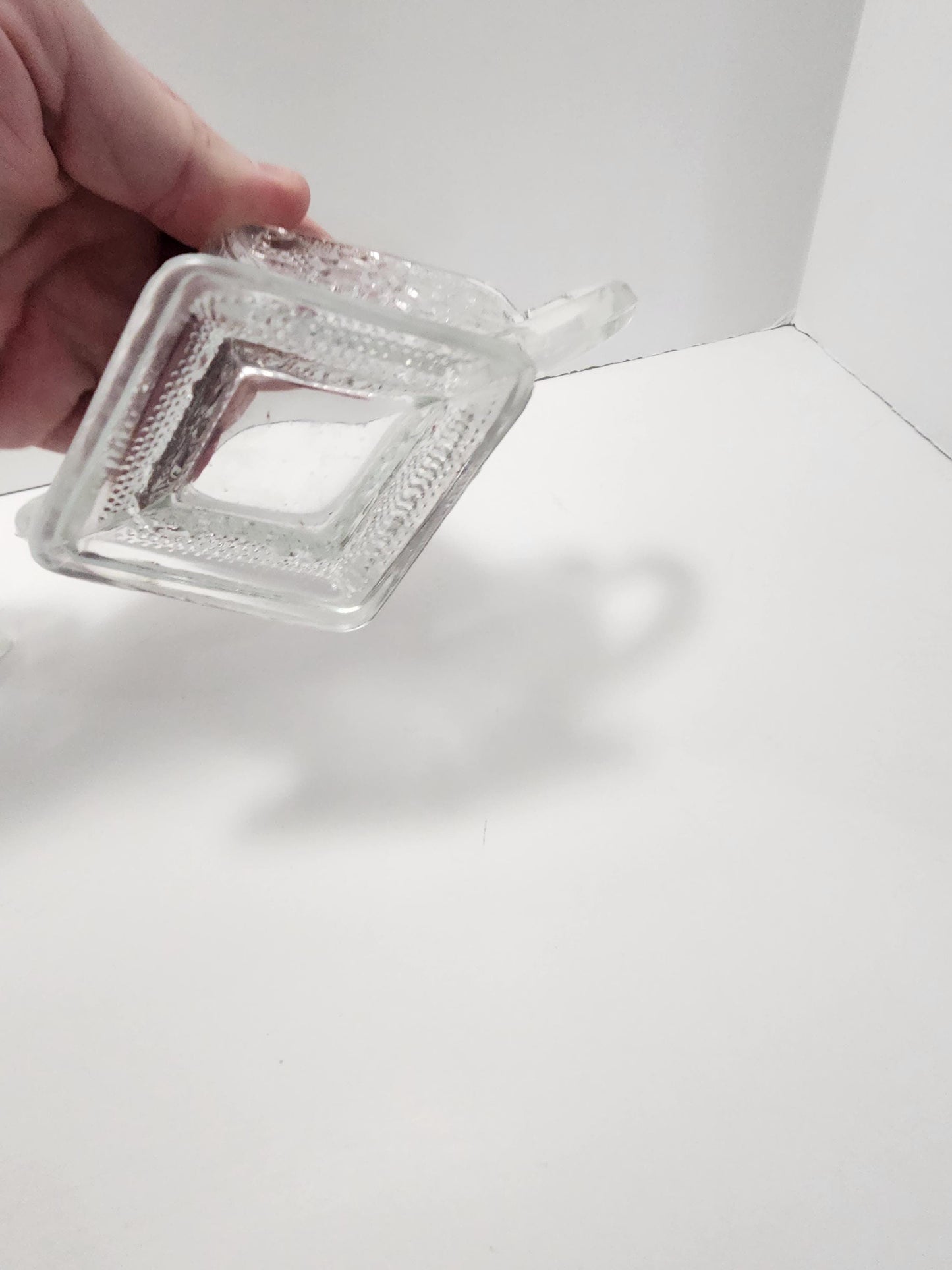 1980's Indiana Glass Tiara Pattern Creamer Glasses SET Of 2 - Indiana Glass - Creamer - Coffee - Tiara Glass - Glass - 1980's