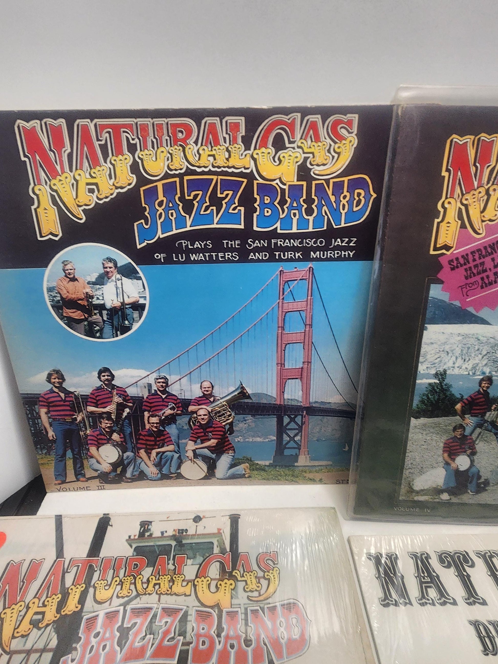 Natural Gas Vintage 1980's Jazz Band Vinyl Records LOTs Of 2 - Natural Gas - Jazz - Jazz Vinyl - Jazz Bands - Vinyl - Vinyl Records