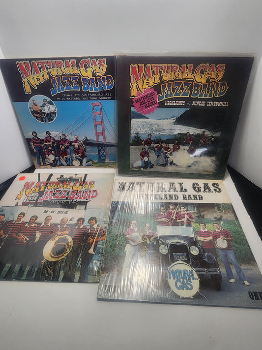 Natural Gas Vintage 1980's Jazz Band Vinyl Records LOTs Of 2 - Natural Gas - Jazz - Jazz Vinyl - Jazz Bands - Vinyl - Vinyl Records