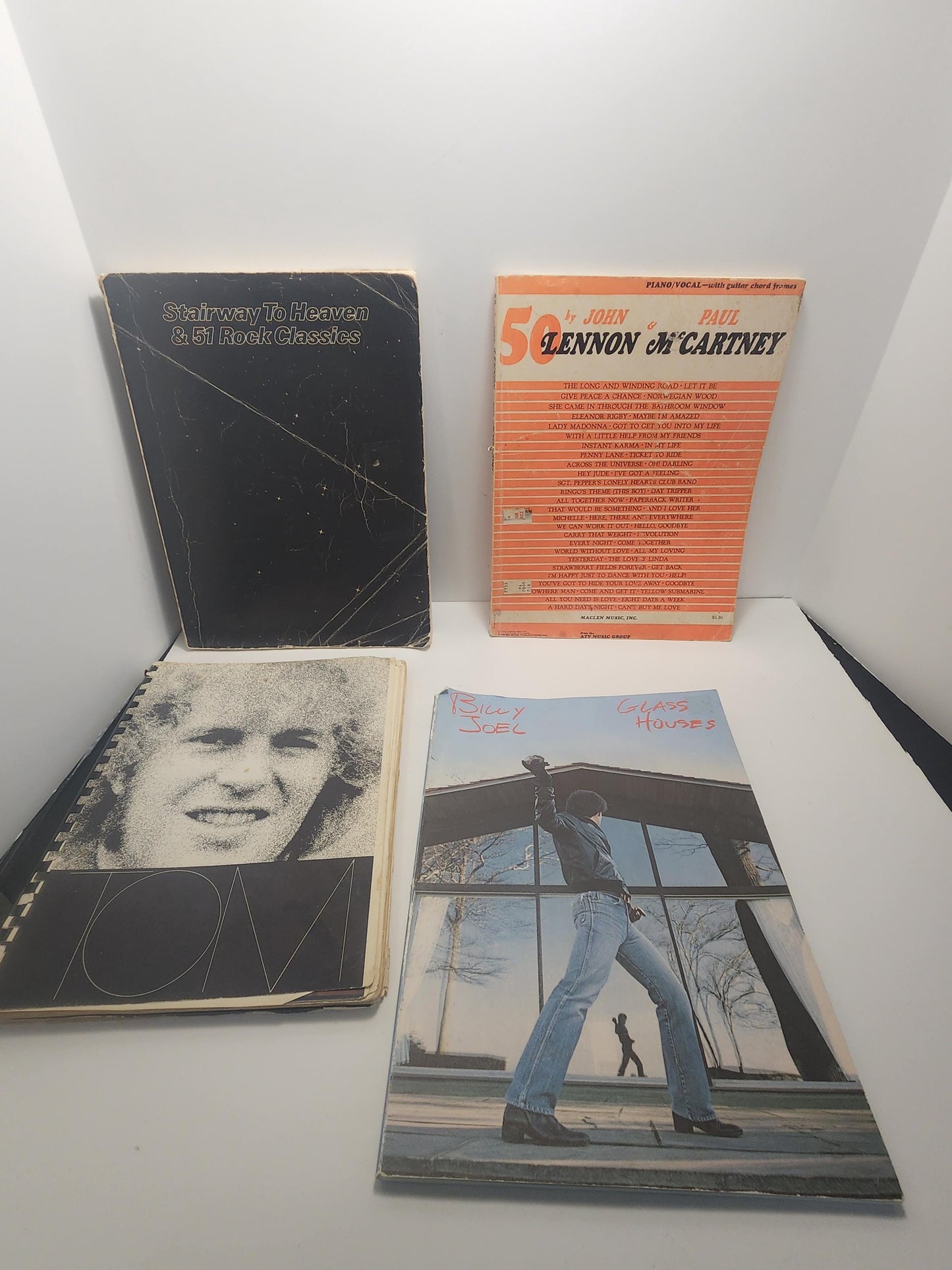 Vintage 1970's 1980s Sheet Music - Billy Joel - Sheet Music - Piano - 1980's - Music - Paul McCartney - John Lennon - Stairway To Heaven