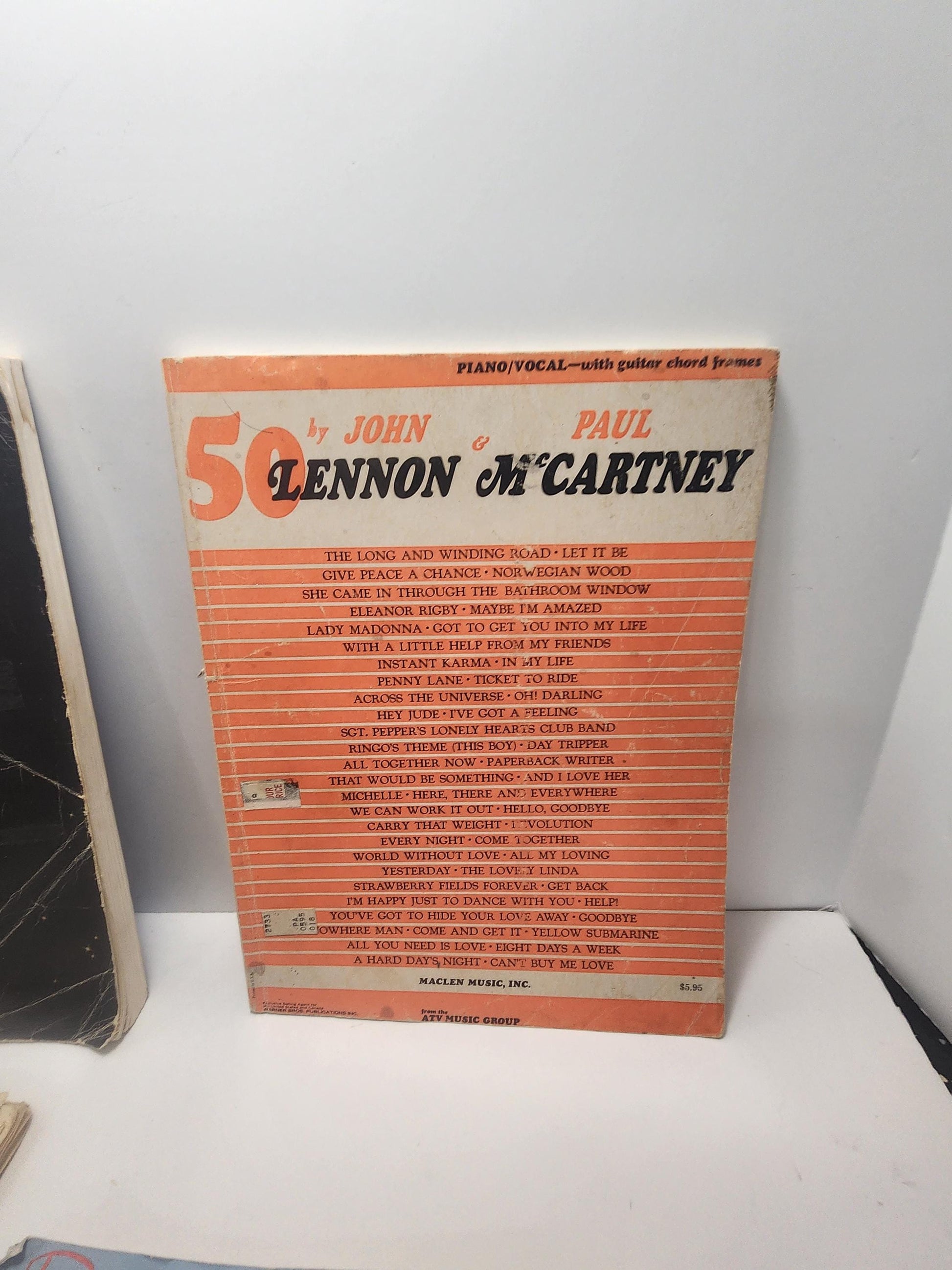 Vintage 1970's 1980s Sheet Music - Billy Joel - Sheet Music - Piano - 1980's - Music - Paul McCartney - John Lennon - Stairway To Heaven