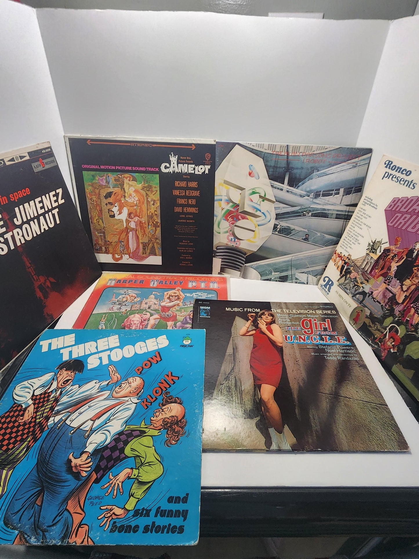 Mixed Variety LOT of 1980's Vinyl LP Records - The Three Stooges - Uncle - Camelot - Movies - Soundtracks - Vinyl - Vinyl Records