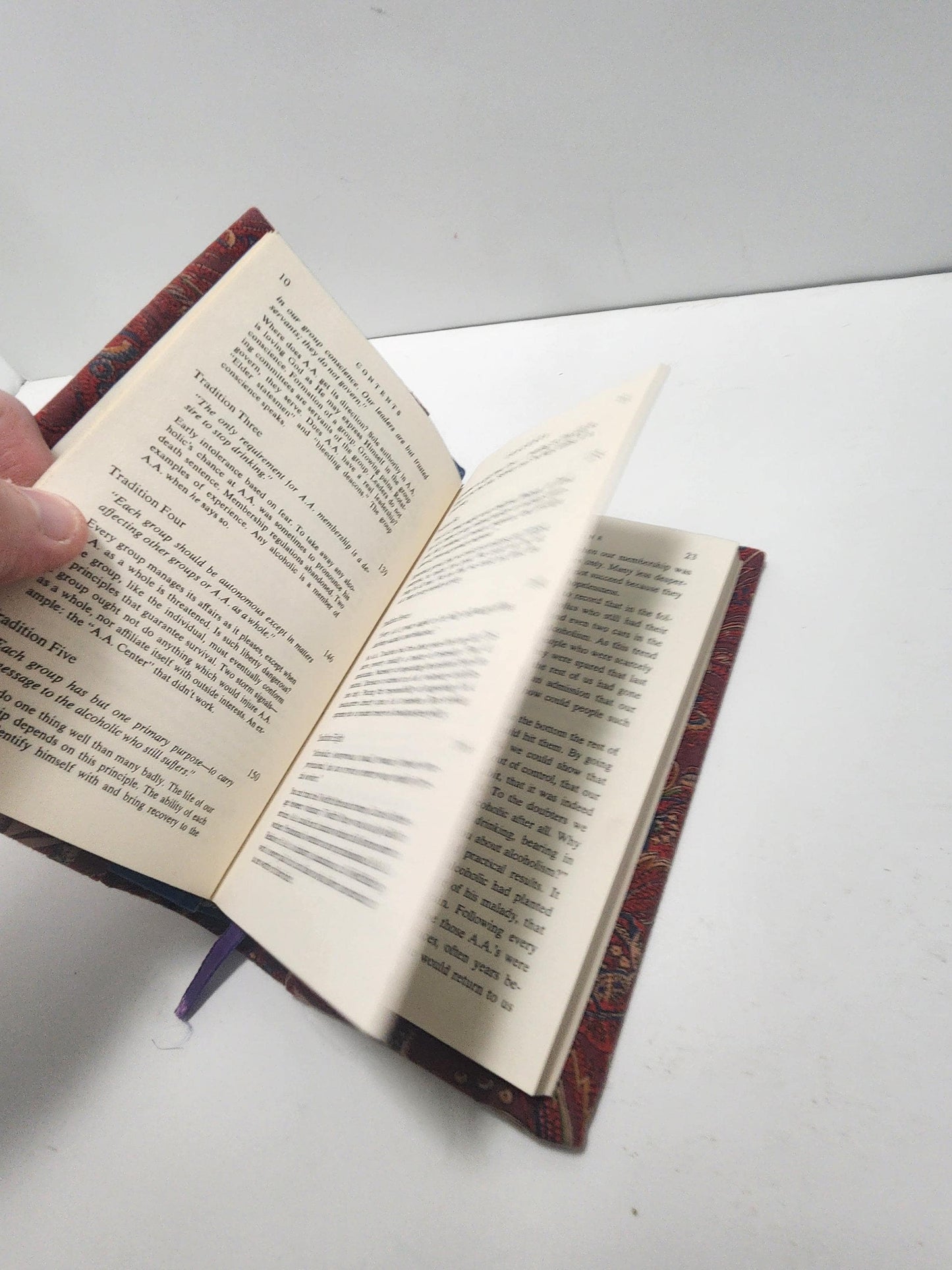 AA Twelve Steps and Twelve Traditions Book - AA - Recovery - Health - Self Help - Twelve Steps - Addiction