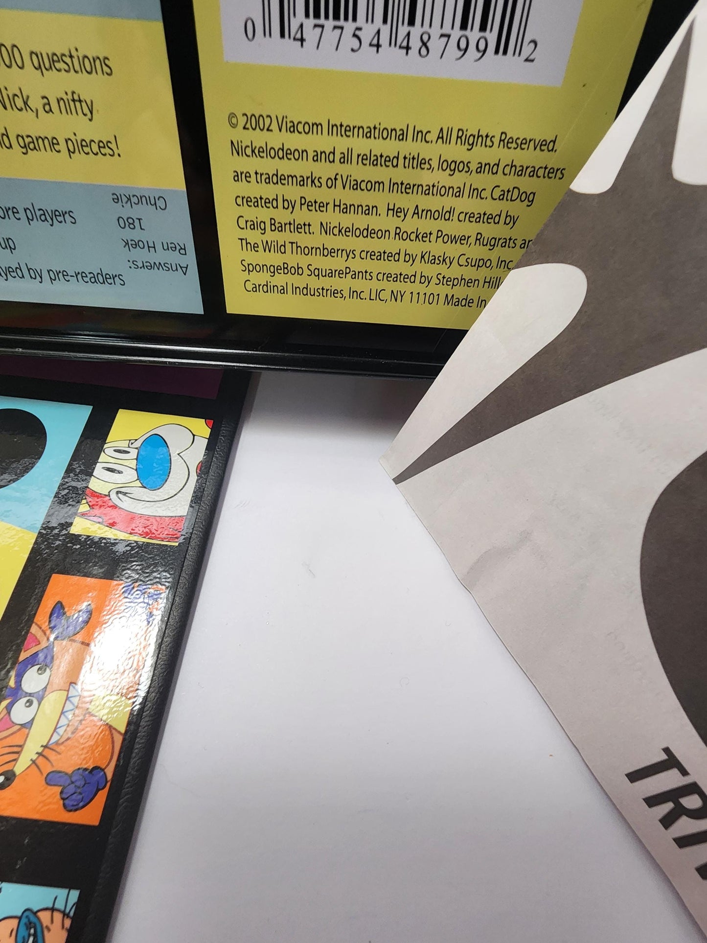 2002 Nickelodeon Trivia Game - Games - Vintage Games - Nickelodeon - Nickelodeon Gifts - Nickelodeon Games - Family Games - Family Game Nigh