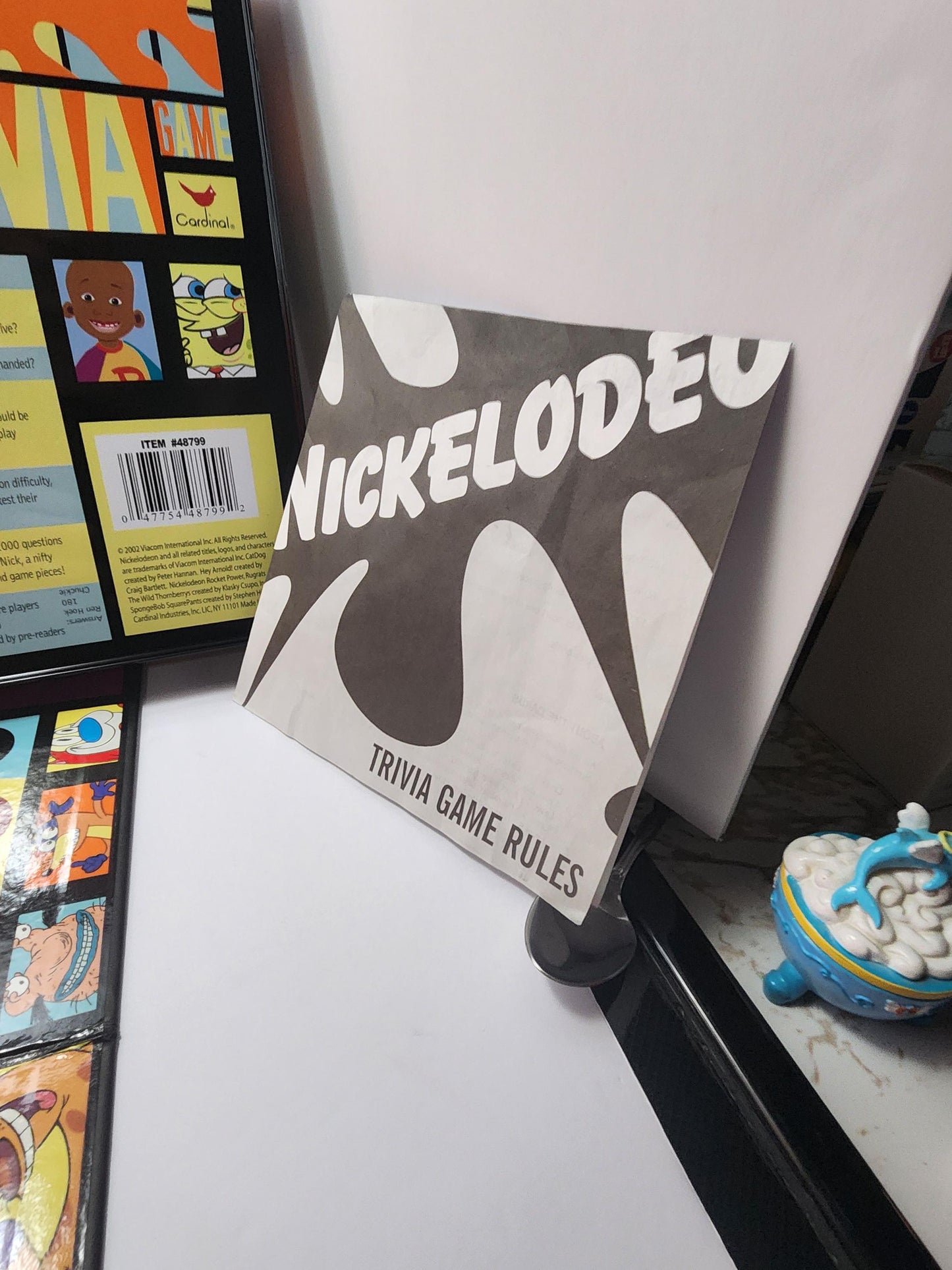 2002 Nickelodeon Trivia Game - Games - Vintage Games - Nickelodeon - Nickelodeon Gifts - Nickelodeon Games - Family Games - Family Game Nigh