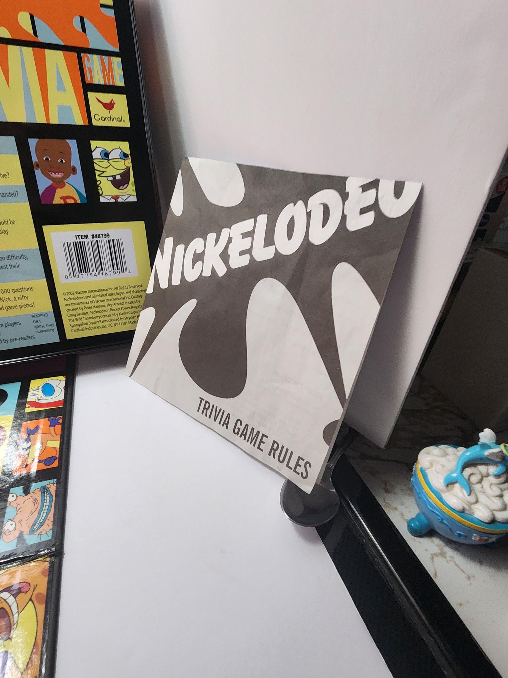 2002 Nickelodeon Trivia Game - Games - Vintage Games - Nickelodeon - Nickelodeon Gifts - Nickelodeon Games - Family Games - Family Game Nigh