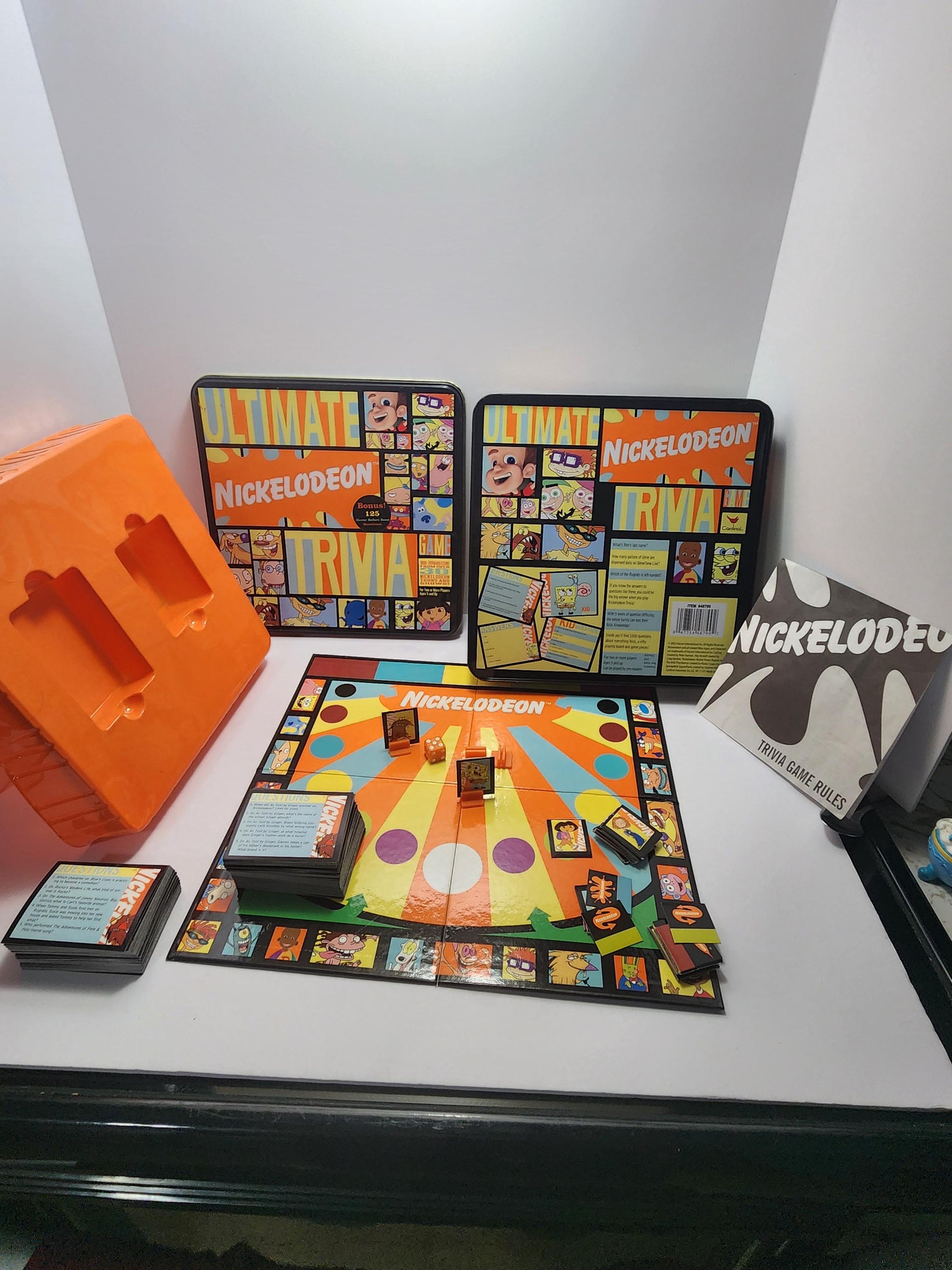 2002 Nickelodeon Trivia Game - Games - Vintage Games - Nickelodeon - Nickelodeon Gifts - Nickelodeon Games - Family Games - Family Game Nigh