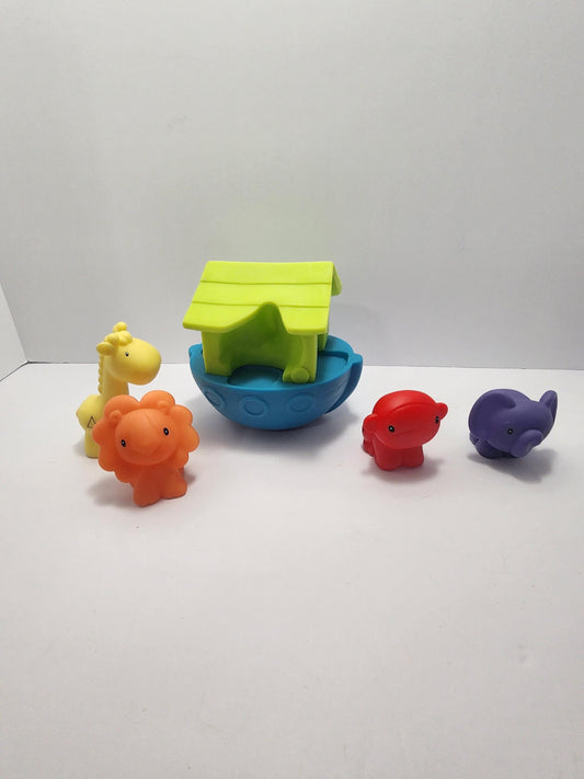 Infant Toys Noah's Art Chewy Pretend Play Playset - Kid's Toys - Toddler Toys - Noah's Ark - Animals - Bath Toys - Playset - Pretend Play