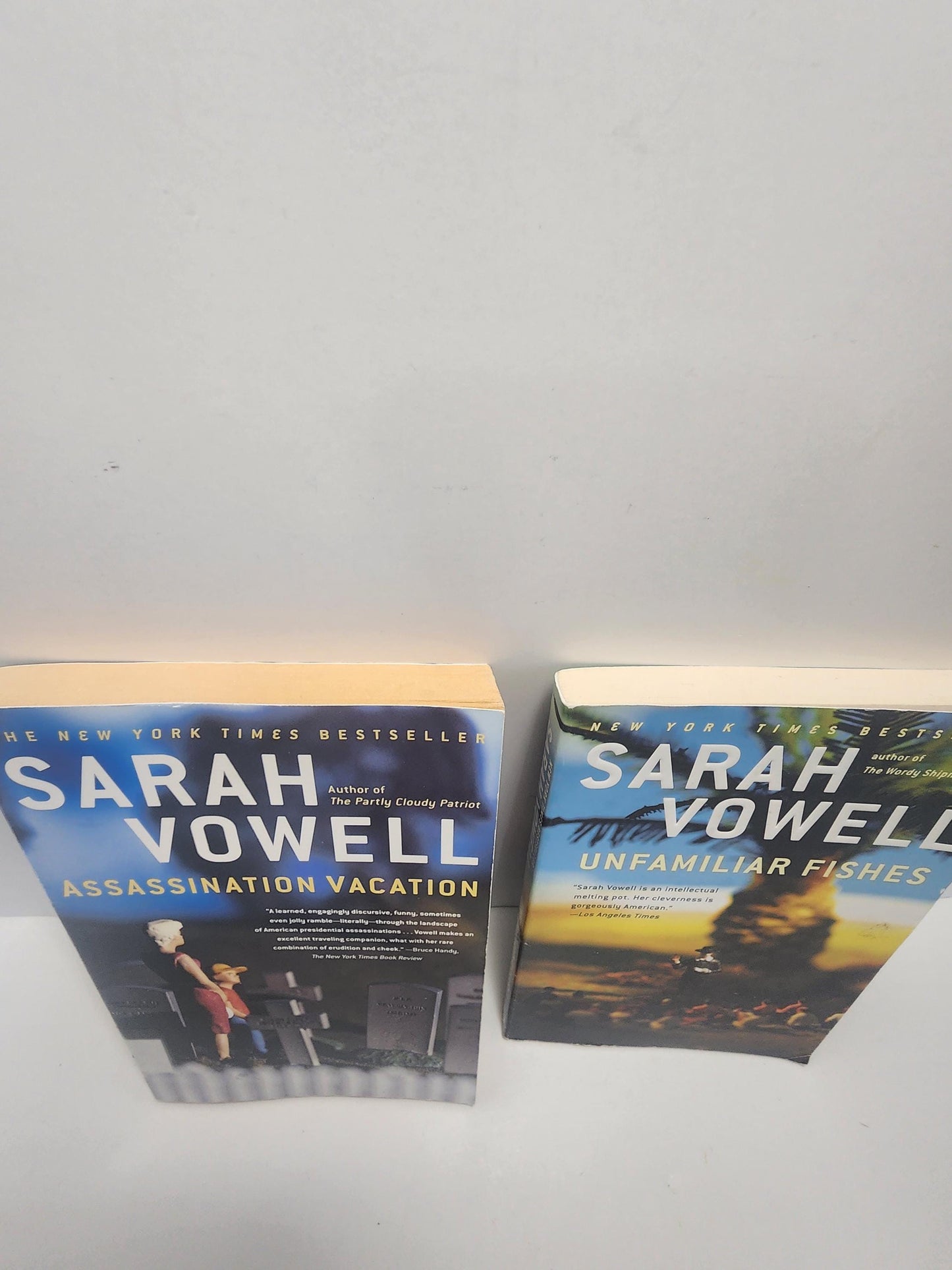 Sarah Vowell New York Times Best Seller Book Series LOT Of 2 - Books - Book Series - Series - Sarah Vowell - Sarah Vowell Books - New York