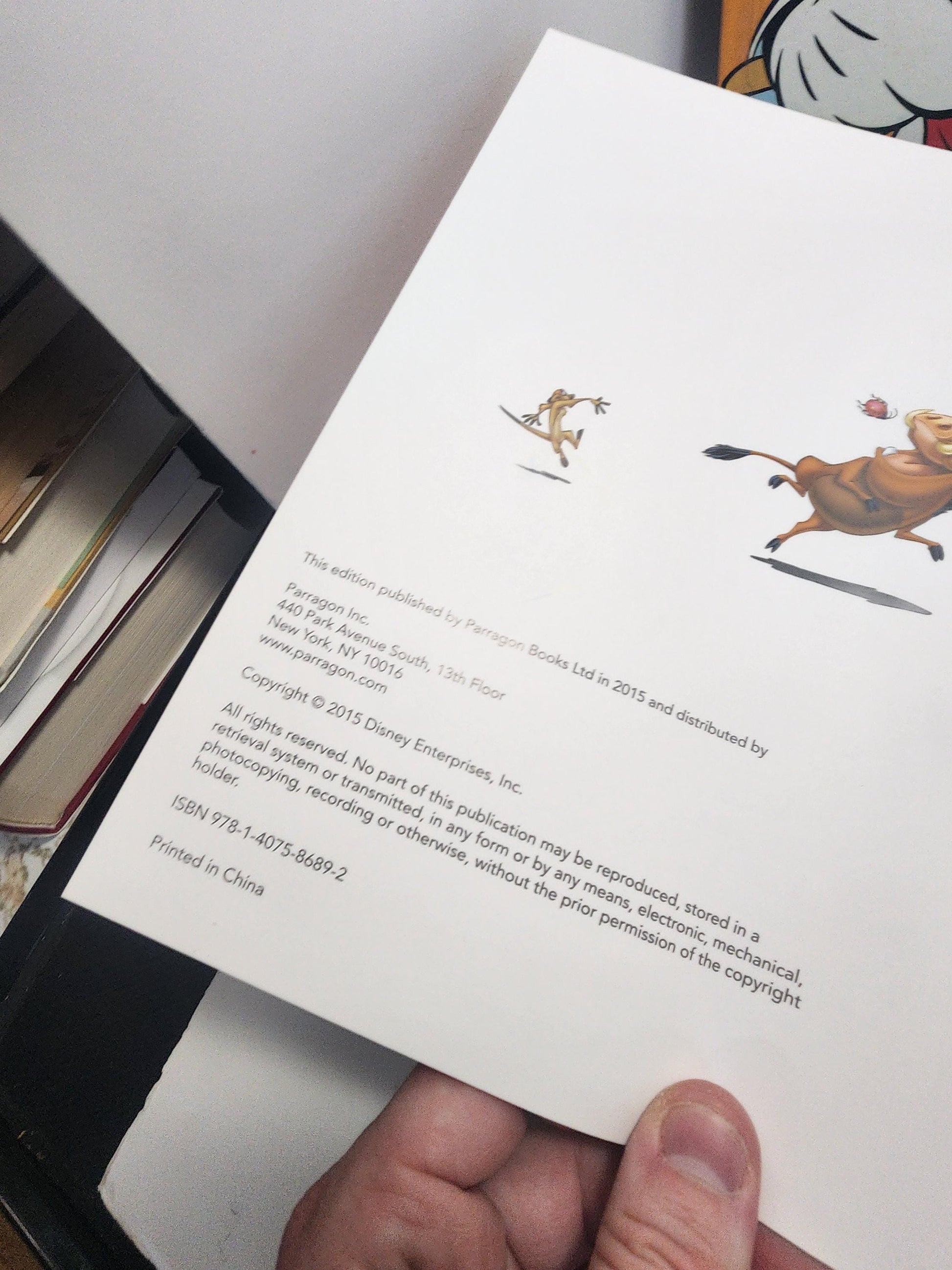 Disney's Vintage Children's Books LOT Of 6 - The Jungle Book - The Lion King - Lion King Gifts - Children's Books - Book LOT